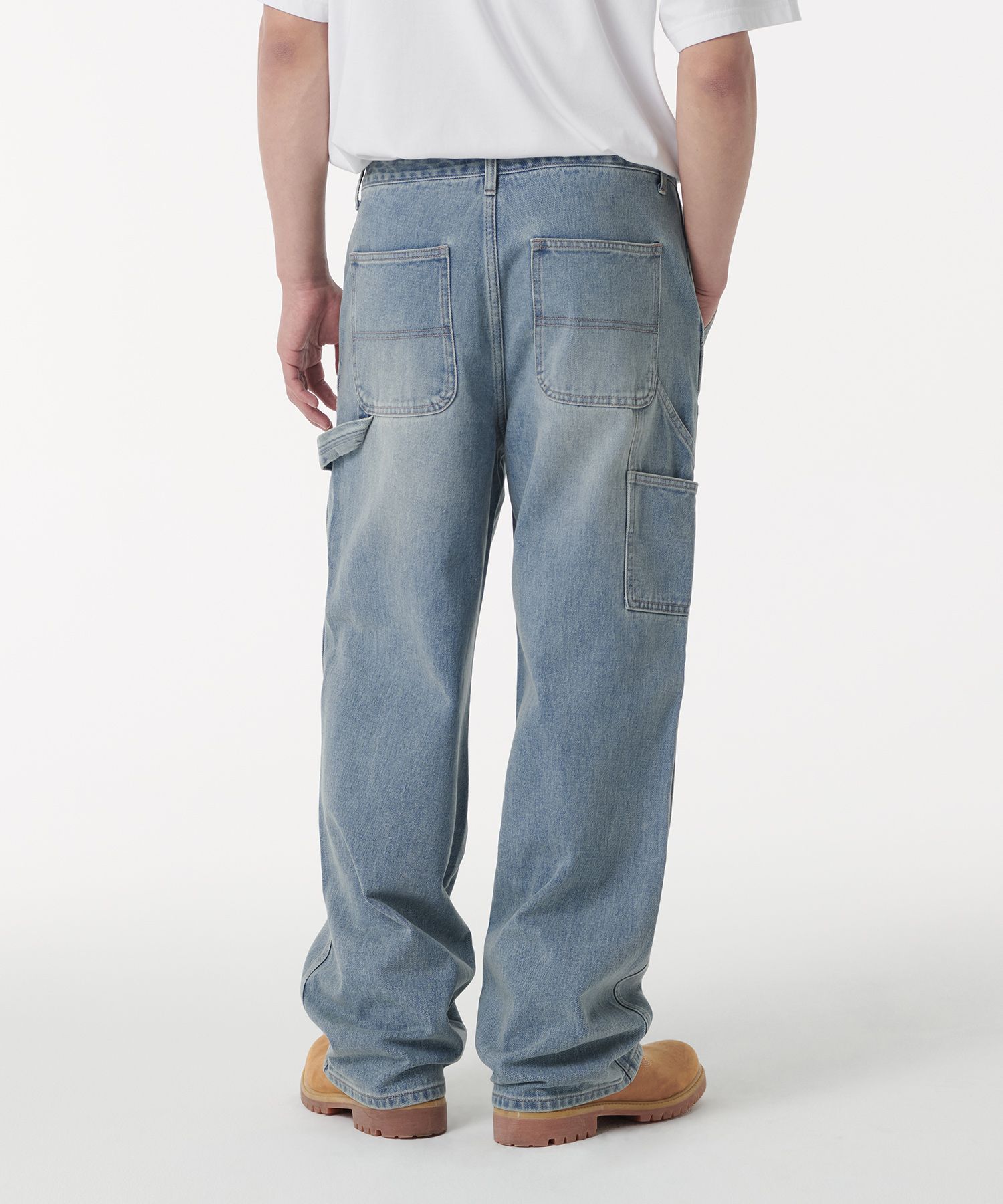 ★MUSINSA STANDARD★ Scrub washed wide denim pants light ind MUSINSA | MUSINSA STANDARD Scrub Washed Wide Denim Pants