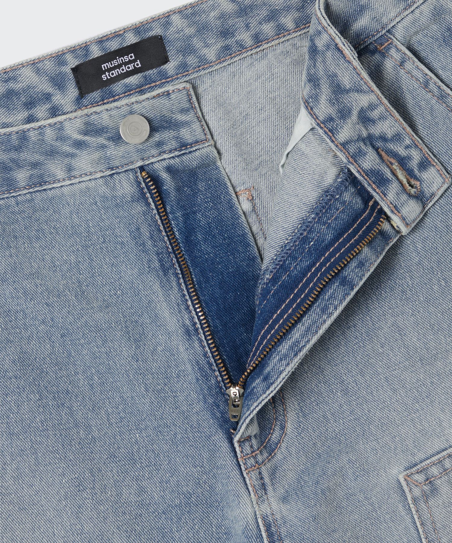 MUSINSA公式 | MUSINSA STANDARD Denim Wide Double Knee