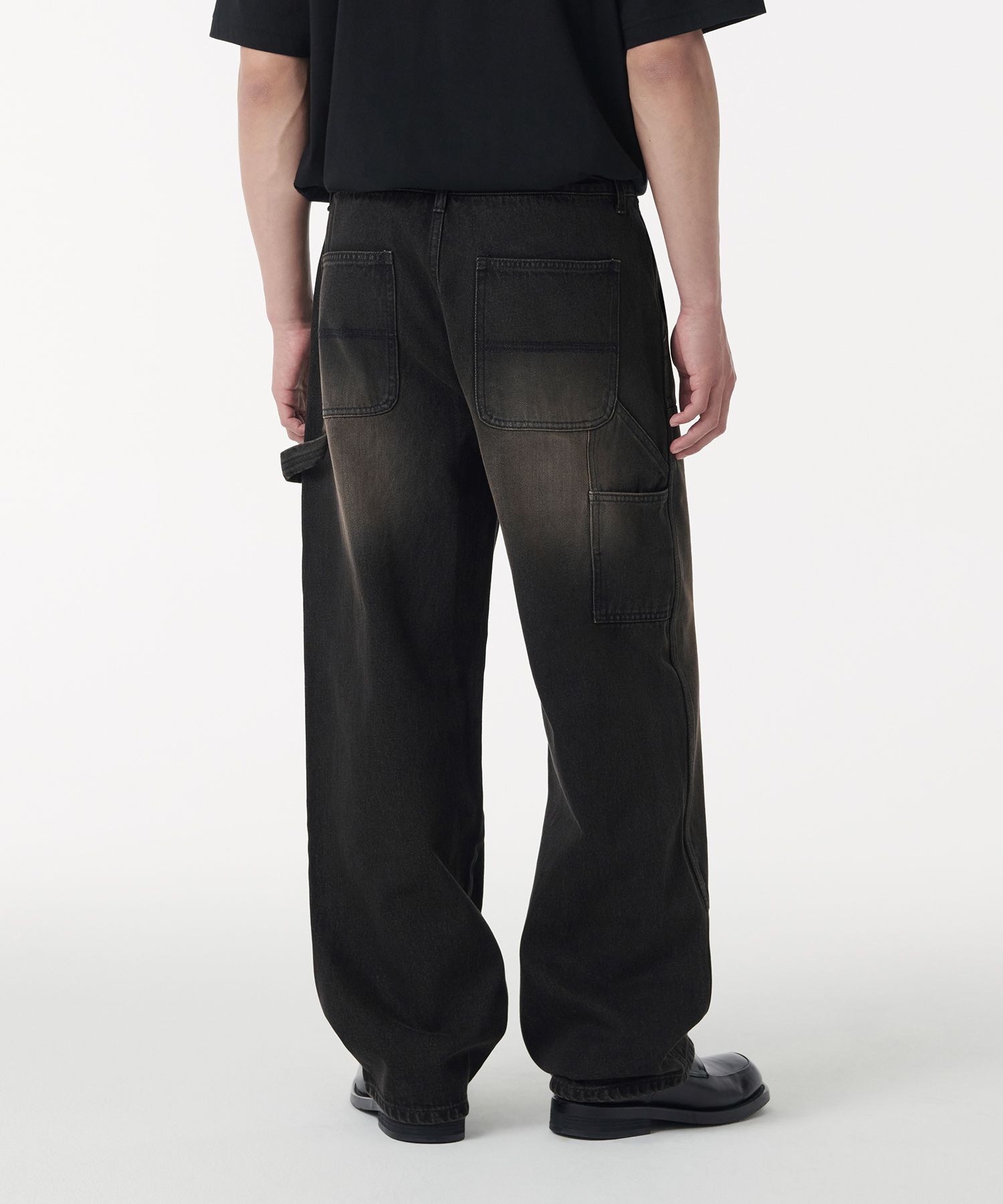 ★MUSINSA STANDARD★ Denim wide double knee carpenter pants MUSINSA | MUSINSA STANDARD Denim wide double knee carpenter