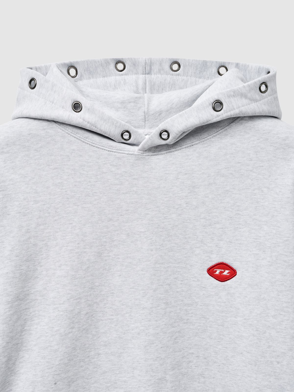 탭루덴스(TABBLUDENS) Punch Hole Hoodie_Grey