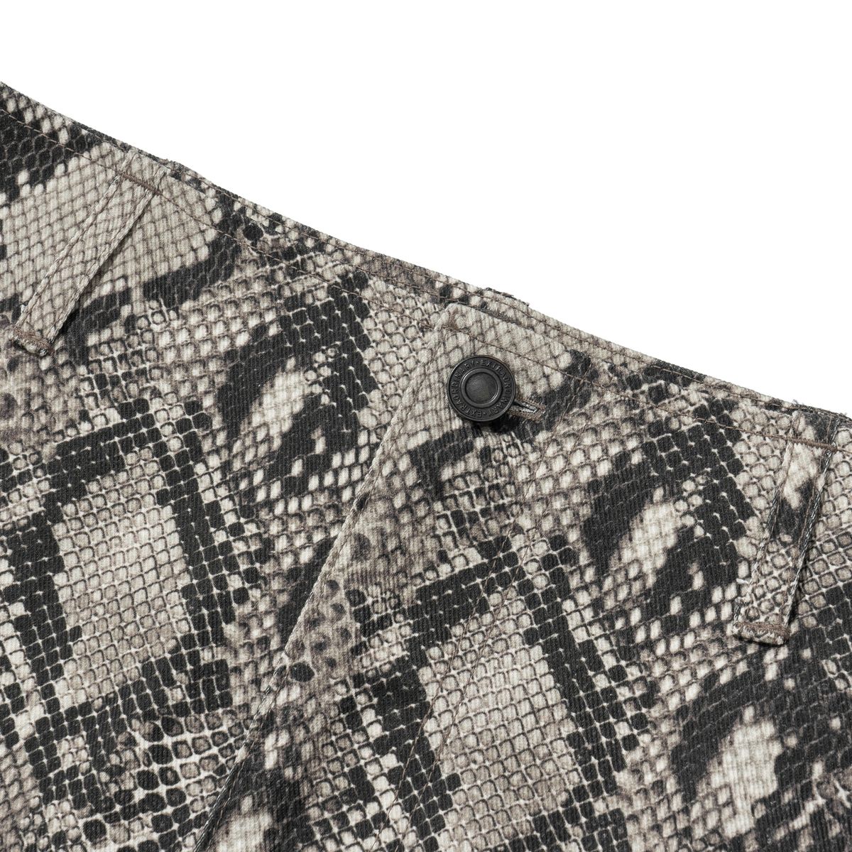 엑스트라오디너리(EXTRAORDINARY) WOMEN PYTHON SKIRT   D/GREY
