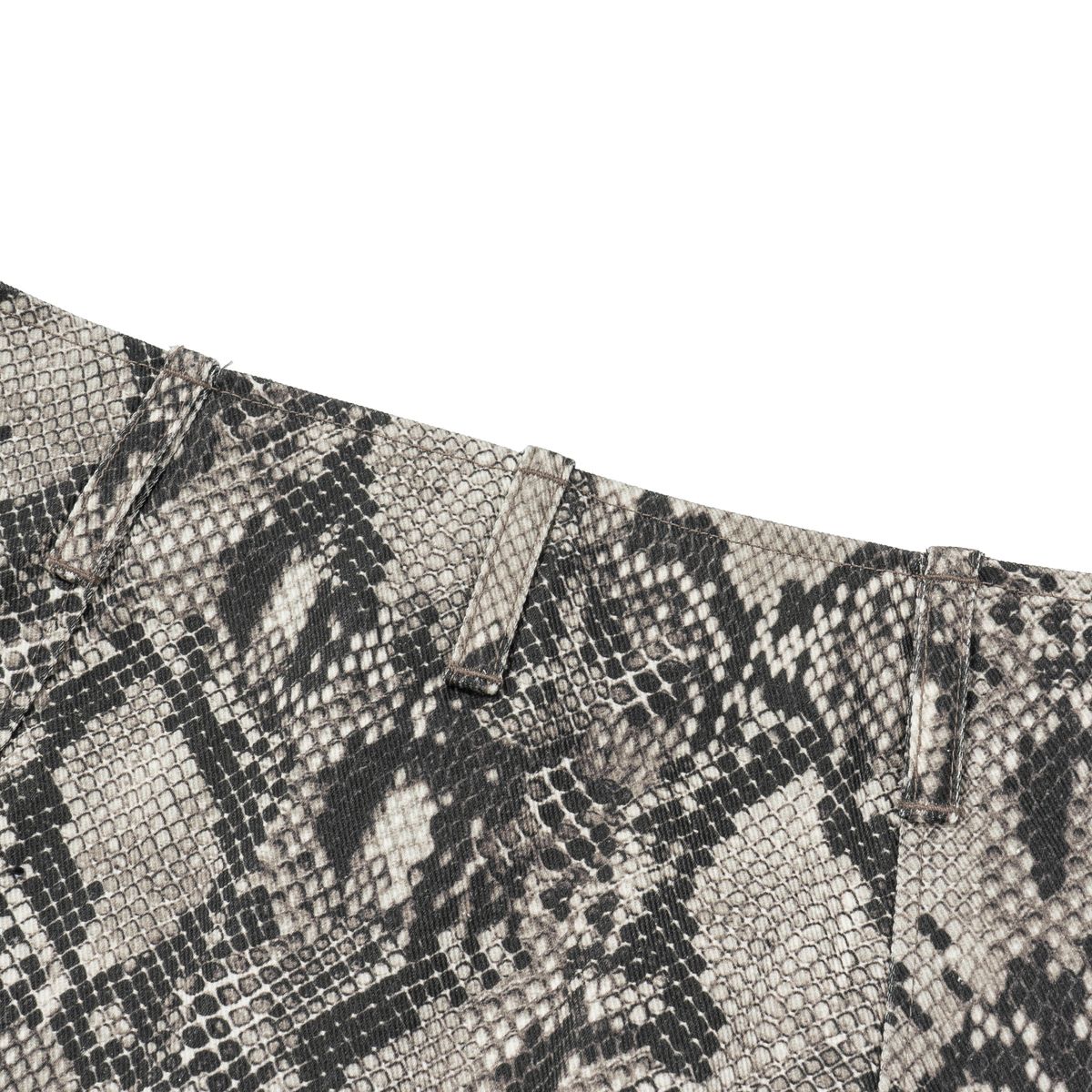 엑스트라오디너리(EXTRAORDINARY) WOMEN PYTHON SKIRT   D/GREY