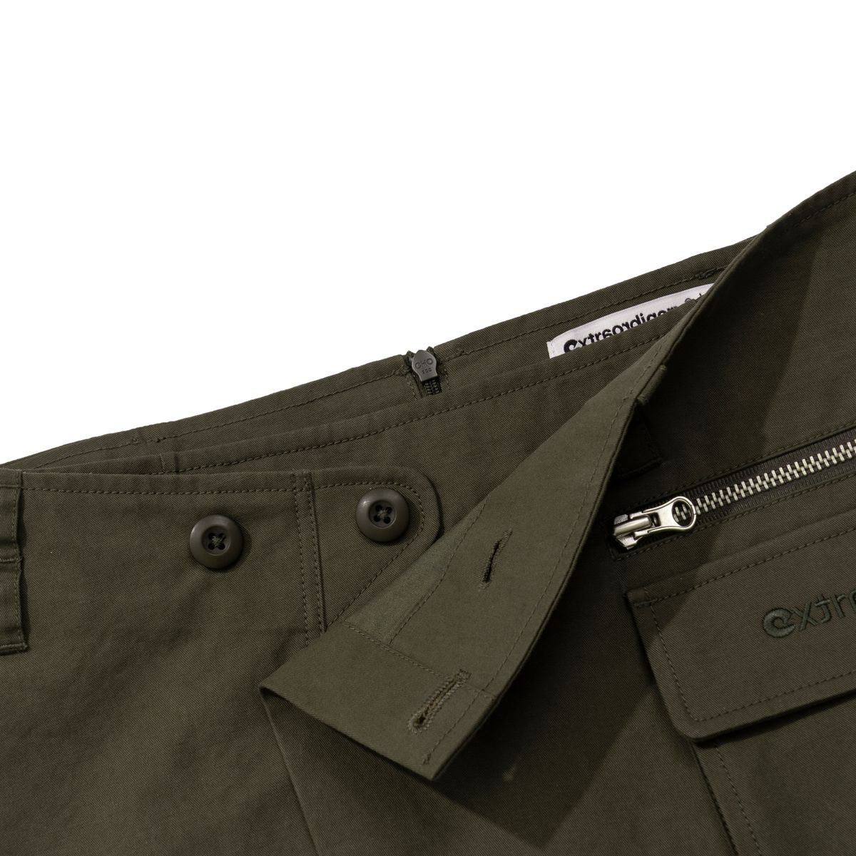 엑스트라오디너리(EXTRAORDINARY) WOMEN CARGO WRAP SKIRT   KHAKI