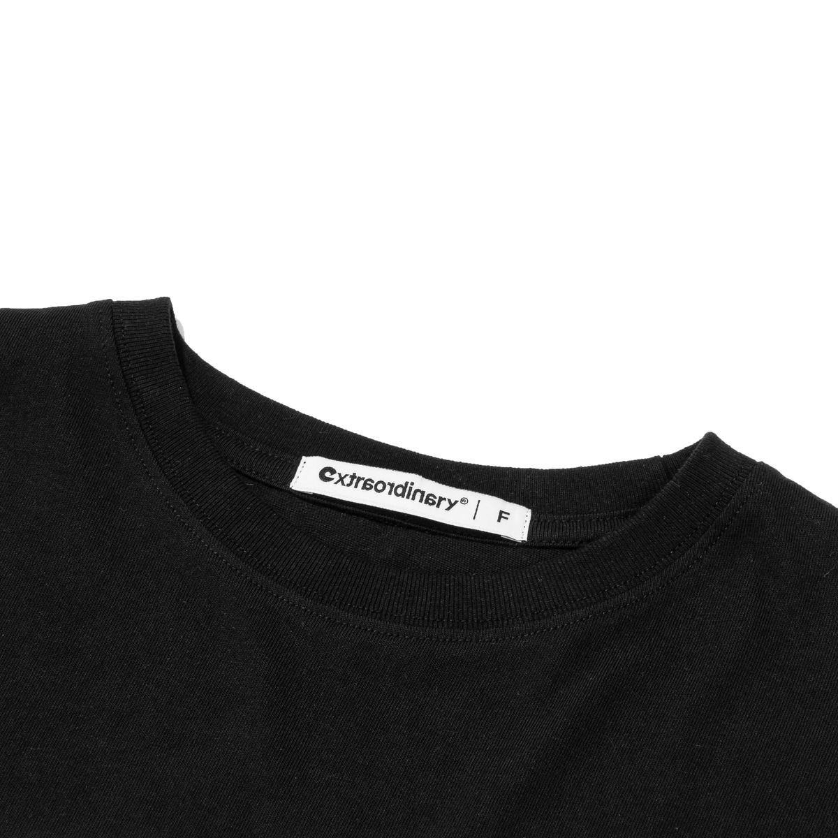 엑스트라오디너리(EXTRAORDINARY) WOMEN BASIC LOGO TEE   BLACK