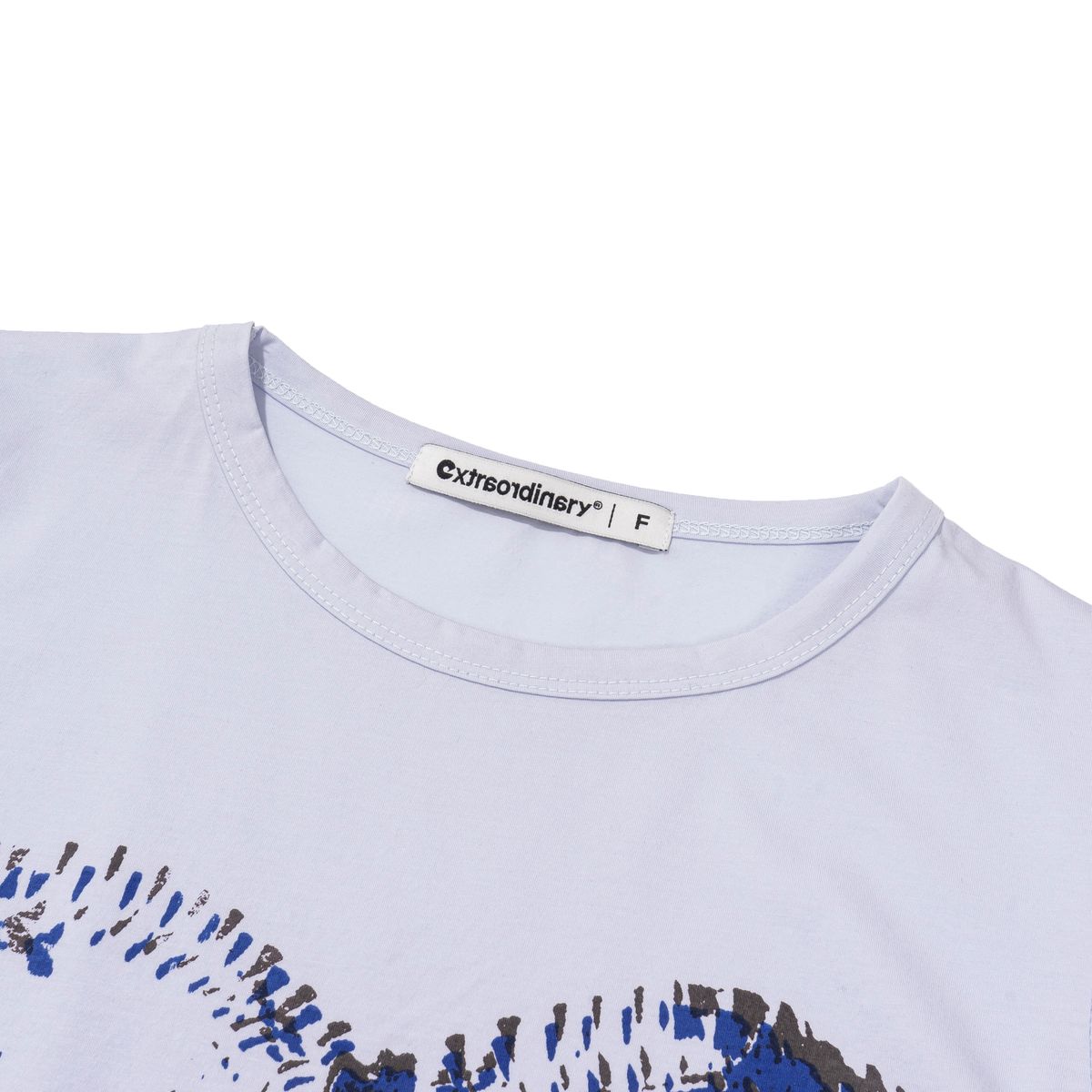 엑스트라오디너리(EXTRAORDINARY) WOMEN BUSTIER TEE   L/BLUE