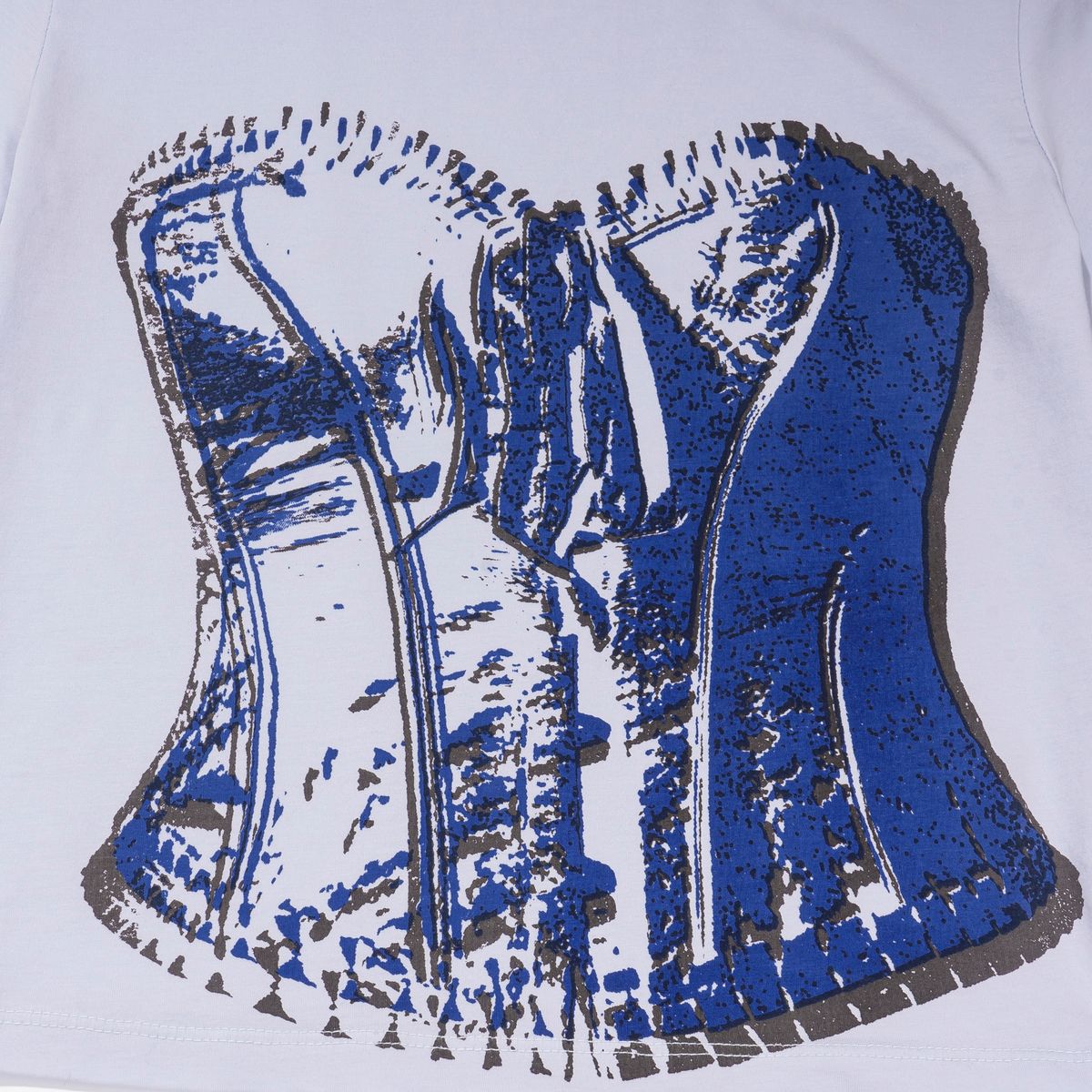 엑스트라오디너리(EXTRAORDINARY) WOMEN BUSTIER TEE   L/BLUE