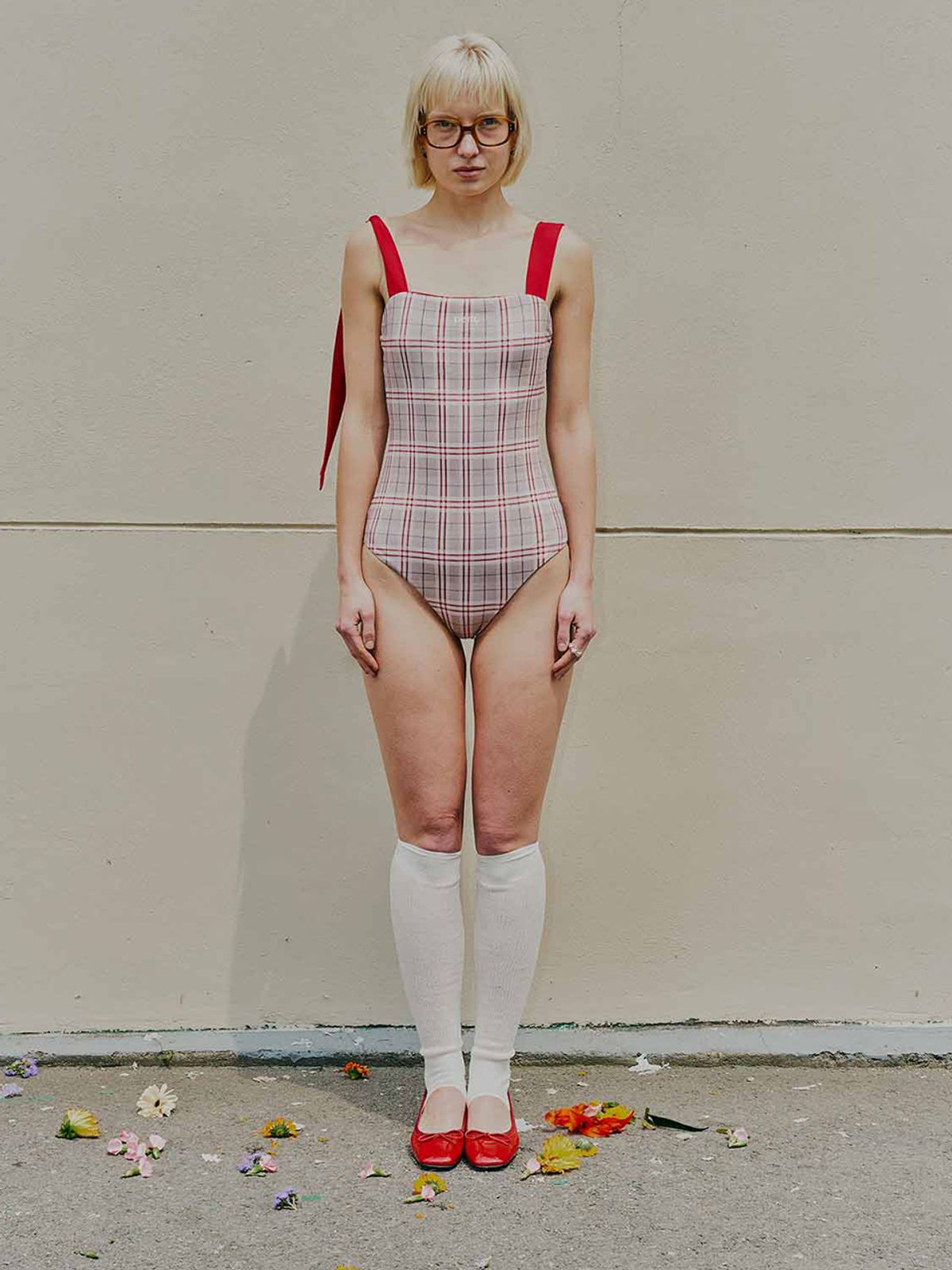 데누(DENU) [아울렛] Litton Reversible Swim Suit [Red]