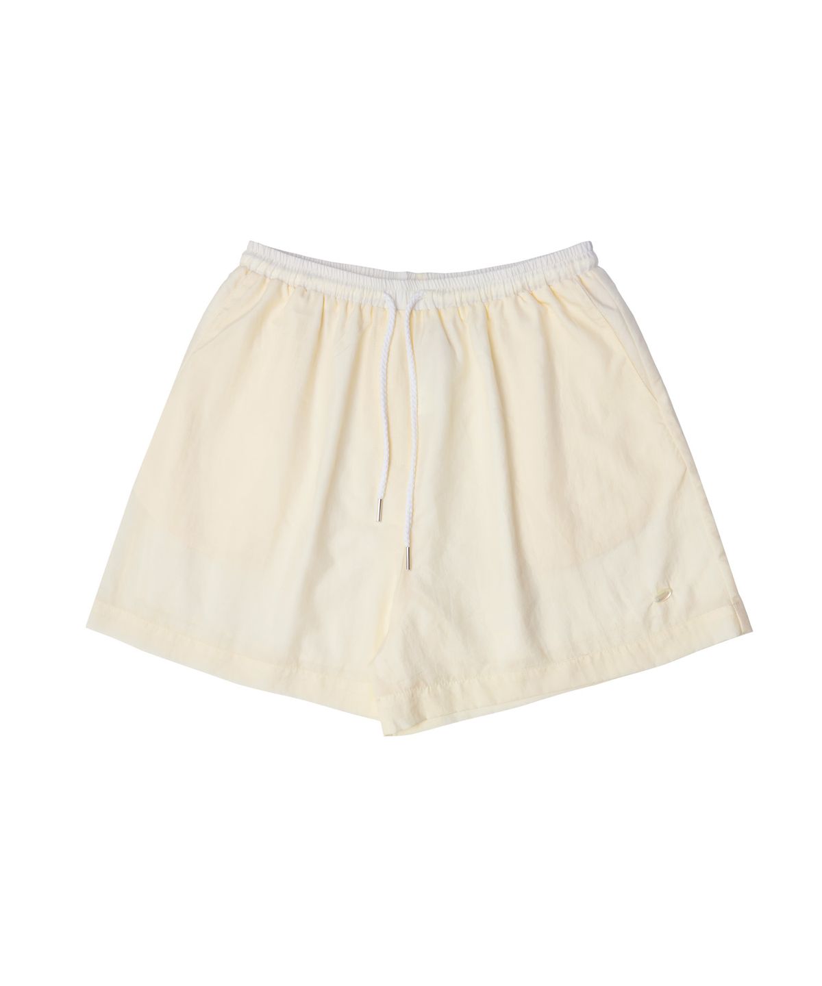 반원 아틀리에(VANONE ATELIER) P3192 밴딩 나일론 쇼츠_Cream