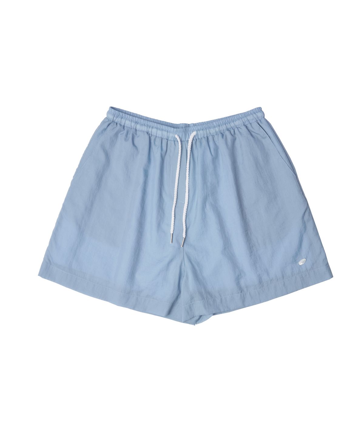 반원 아틀리에(VANONE ATELIER) P3192 밴딩 나일론 쇼츠_Sky blue