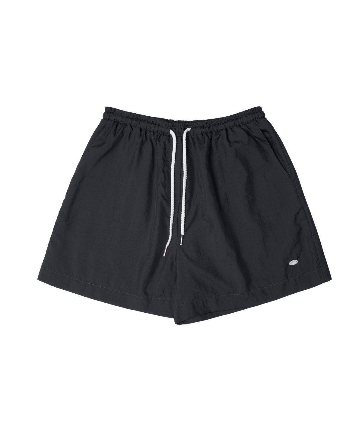 반원 아틀리에(VANONE ATELIER) P3192 밴딩 나일론 쇼츠_Black