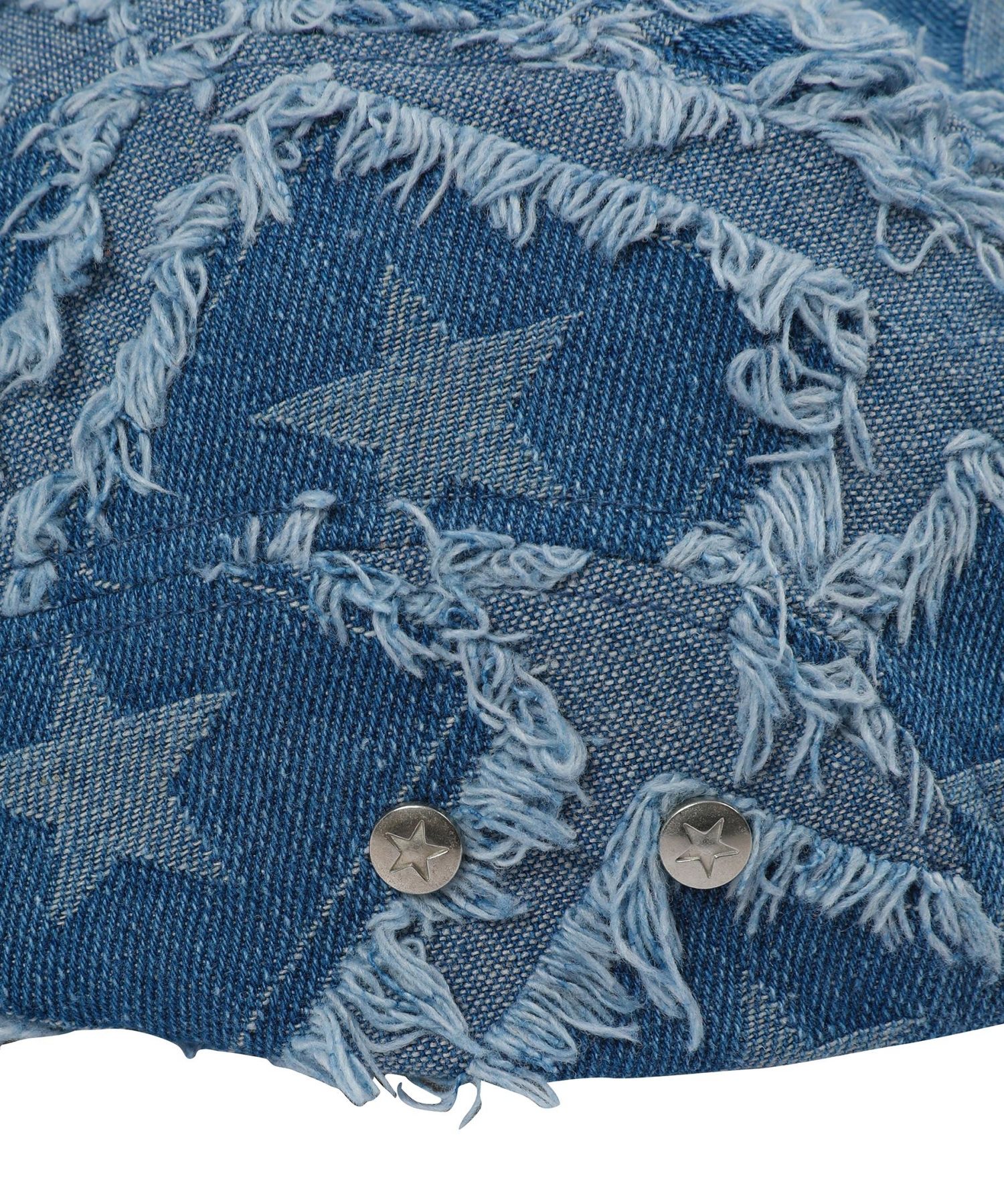 MUSINSA | BAUF Star Rivet Hunting Cap [Light Denim]