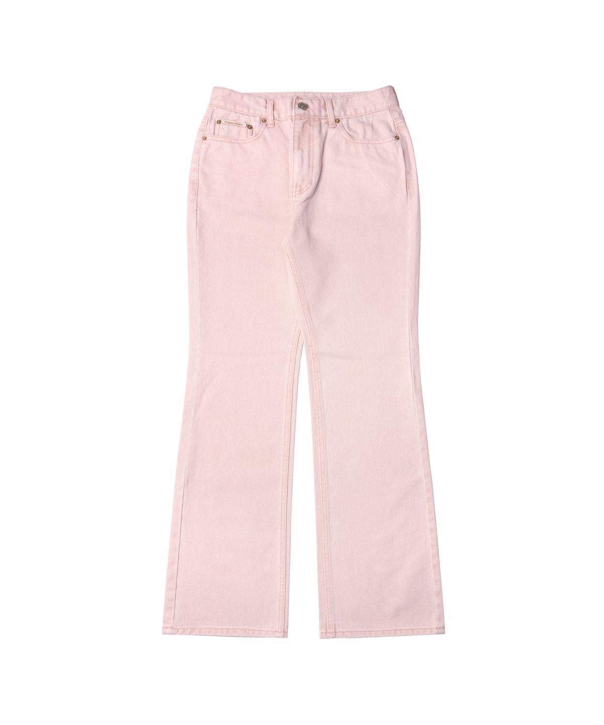 반원 아틀리에(VANONE ATELIER) P3194 피그먼트 플레어 팬츠_Light pink