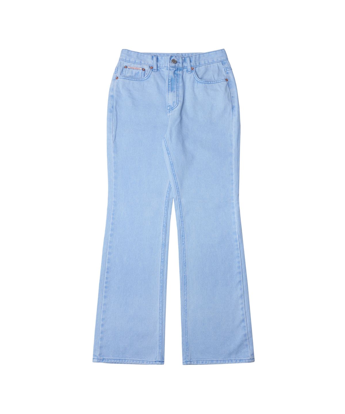 반원 아틀리에(VANONE ATELIER) P3194 피그먼트 플레어 팬츠_Sky blue