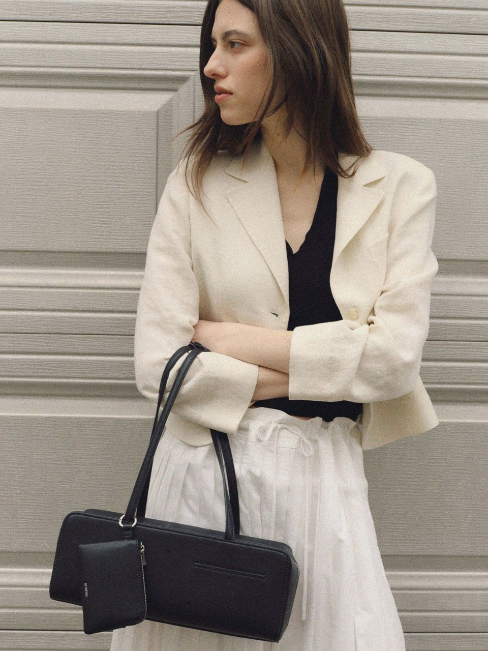 MUSINSA | DEMERIEL East West Bag Black