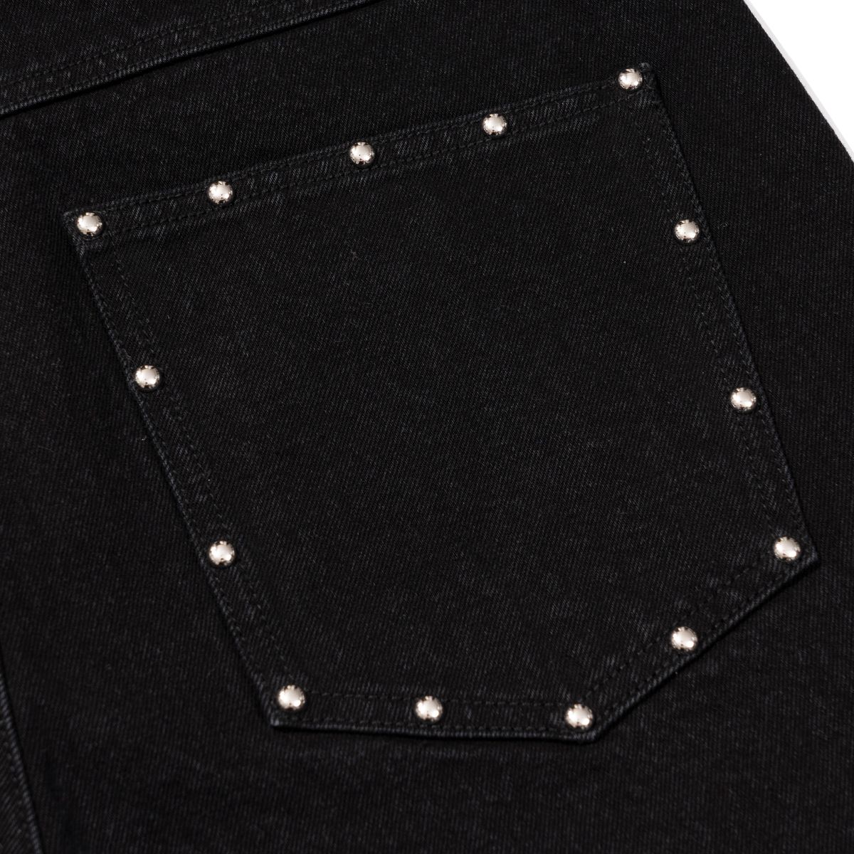 엑스트라오디너리(EXTRAORDINARY) STUDS DENIM SHORTS   BLACK