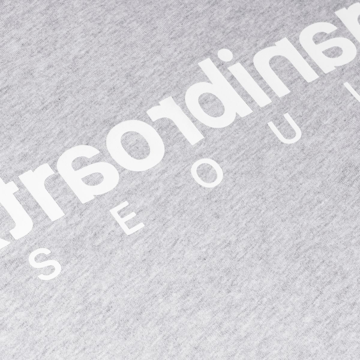 엑스트라오디너리(EXTRAORDINARY) 헤비코튼  BASIC SMALL LOGO TEE   M/GREY