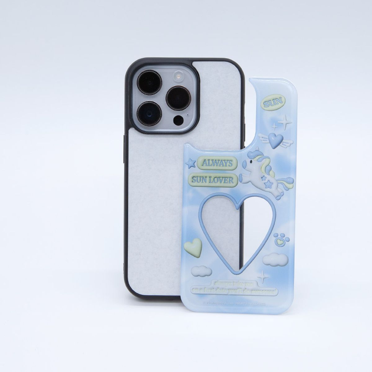 세컨드유니크네임(SECOND UNIQUE NAME) SUN CASE EPOXY PHOTO SKY BLUE