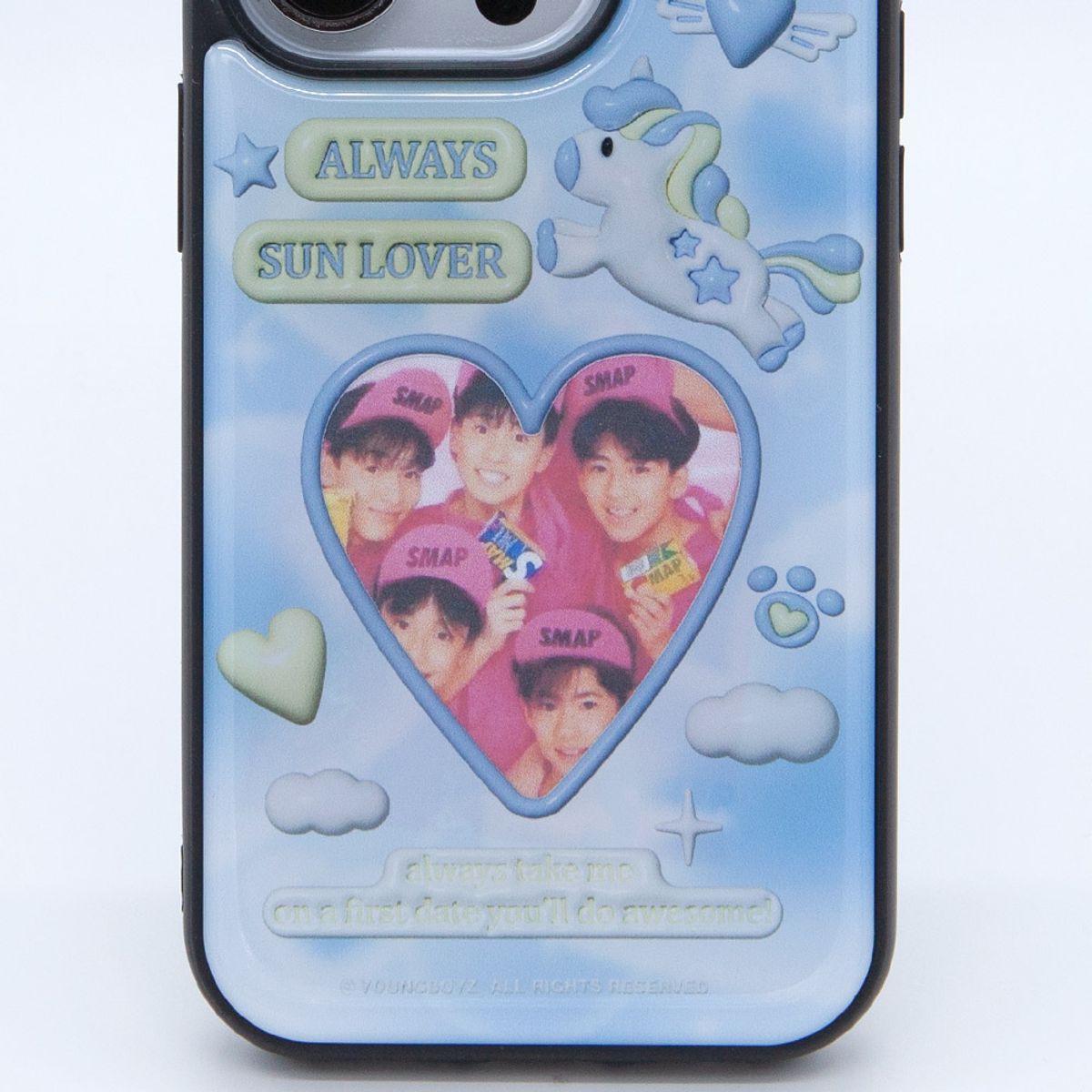 세컨드유니크네임(SECOND UNIQUE NAME) SUN CASE EPOXY PHOTO SKY BLUE