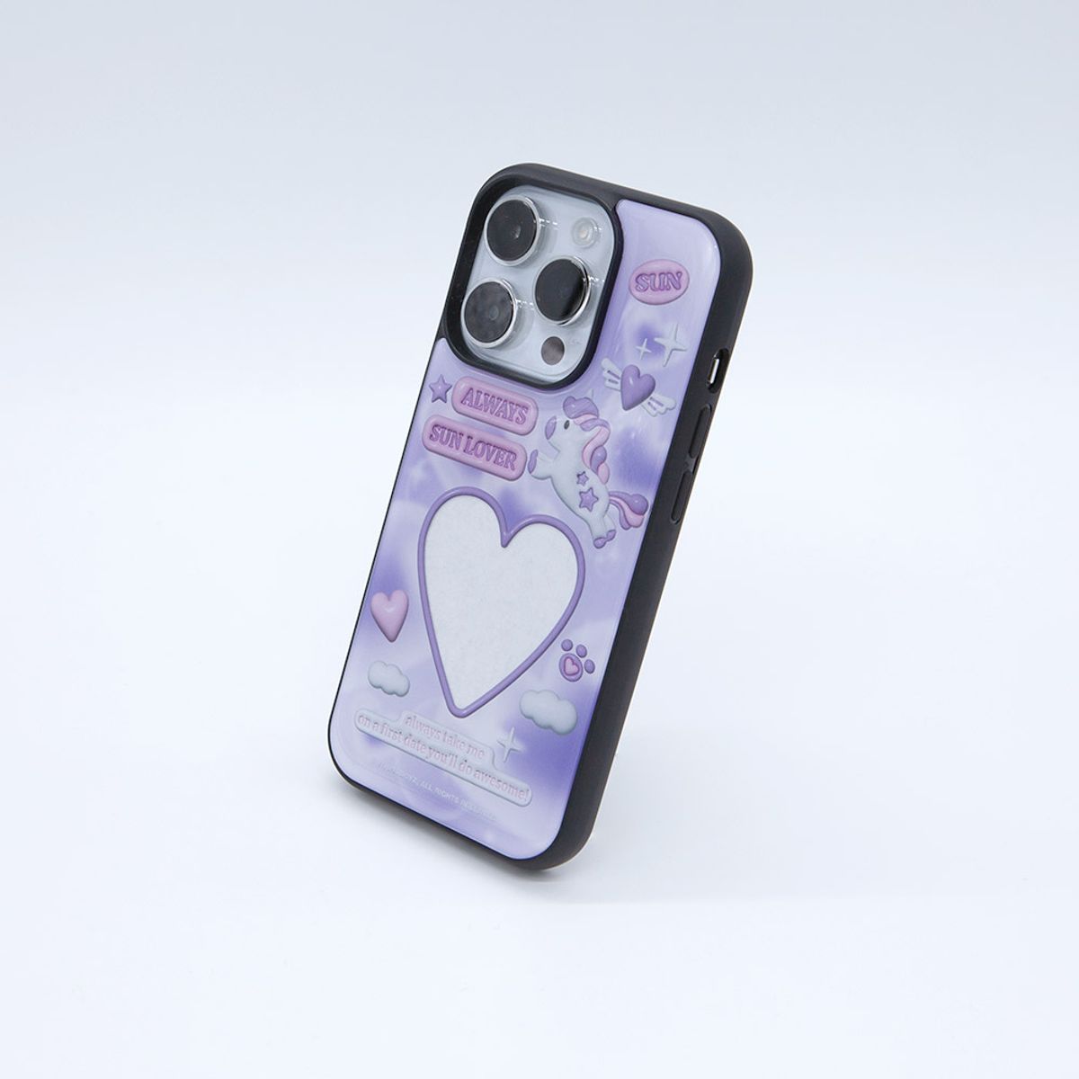 세컨드유니크네임(SECOND UNIQUE NAME) SUN CASE EPOXY PHOTO PURPLE
