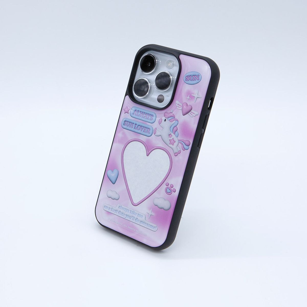 세컨드유니크네임(SECOND UNIQUE NAME) SUN CASE EPOXY PHOTO PINK