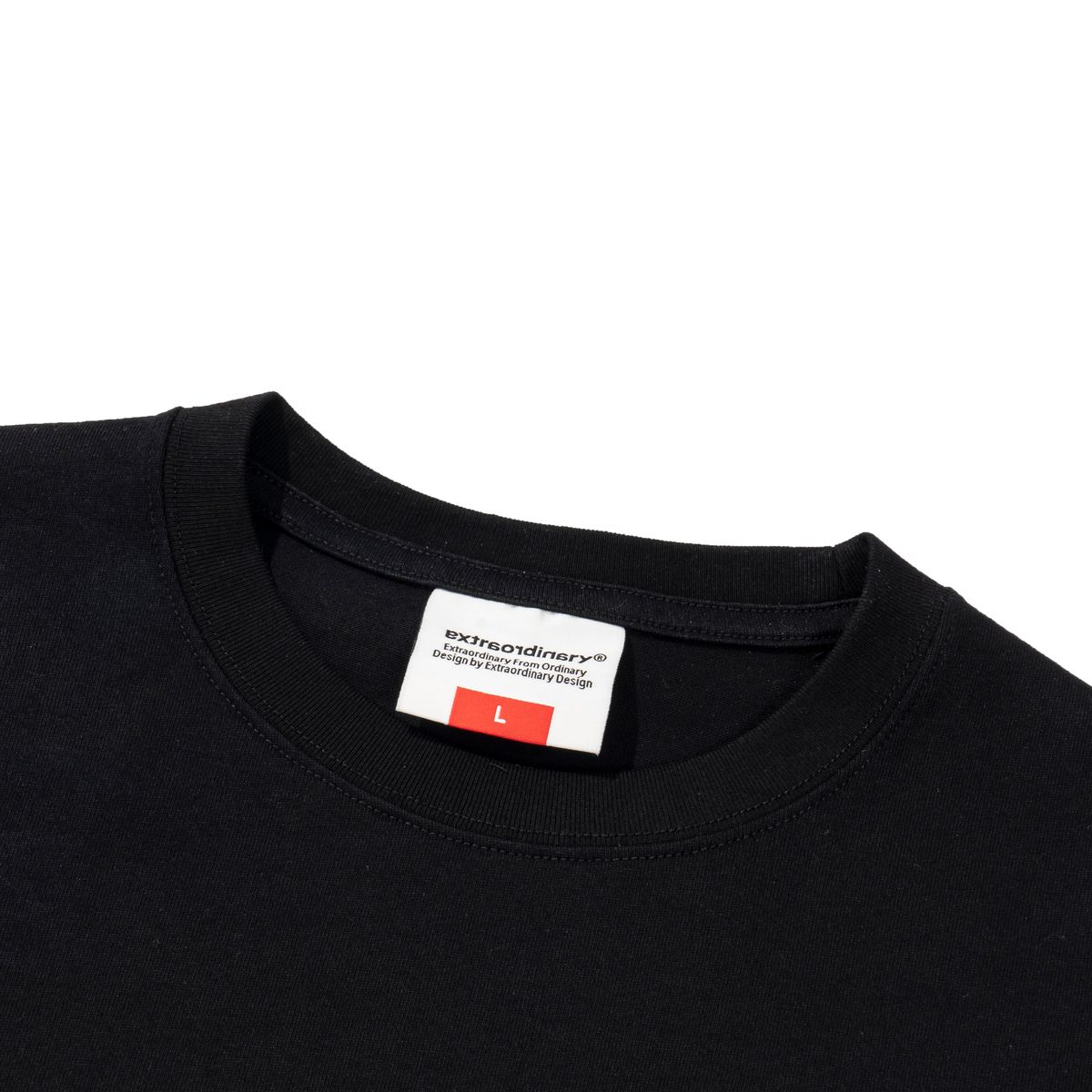 엑스트라오디너리(EXTRAORDINARY) 헤비코튼  ZOMBIE BAR TEE   BLACK
