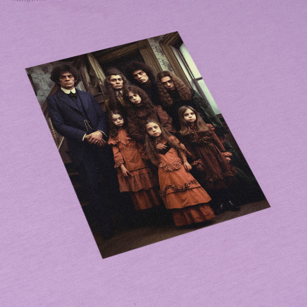 엑스트라오디너리(EXTRAORDINARY) MYSTERIOUS FAMILY TEE   PURPLE