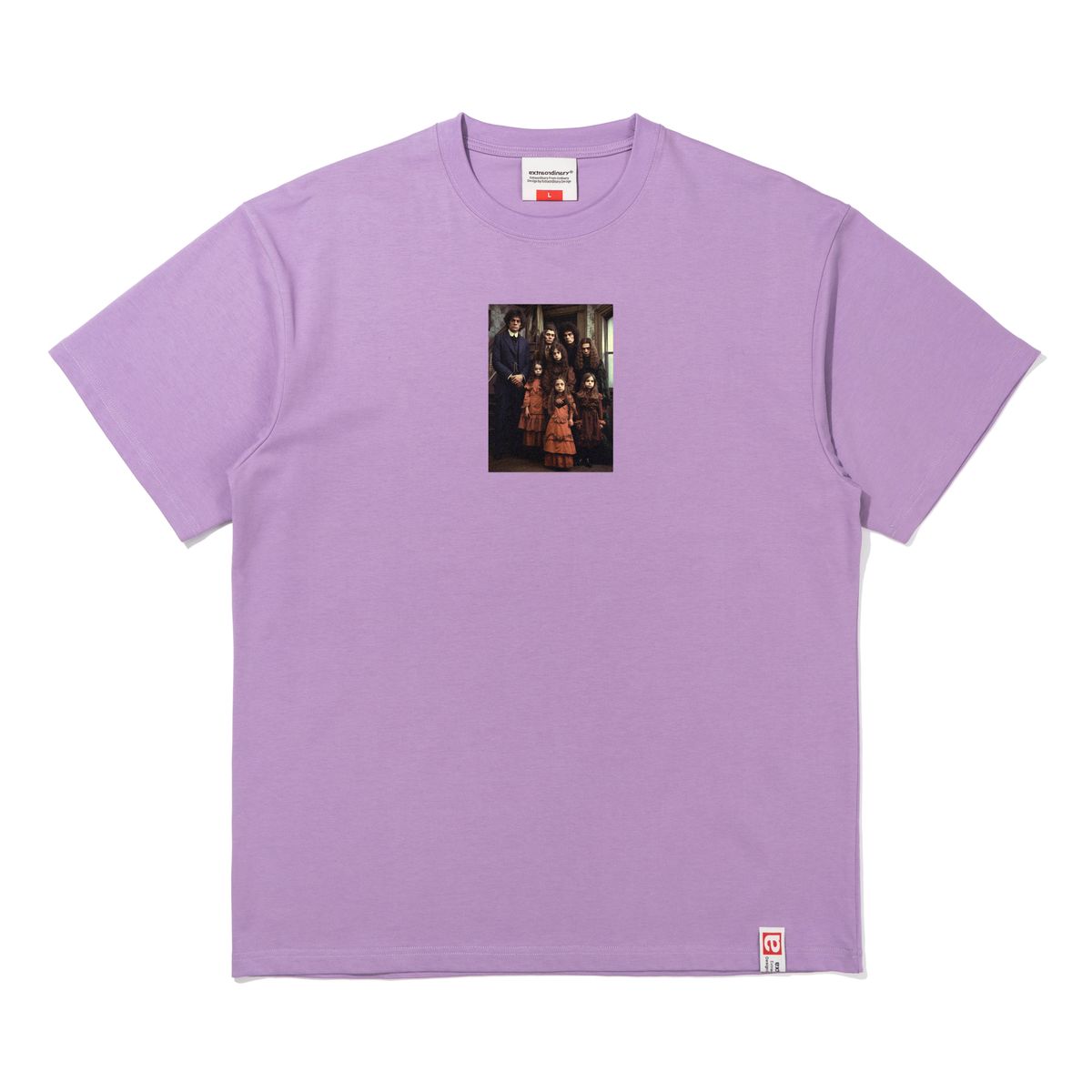 엑스트라오디너리(EXTRAORDINARY) MYSTERIOUS FAMILY TEE   PURPLE