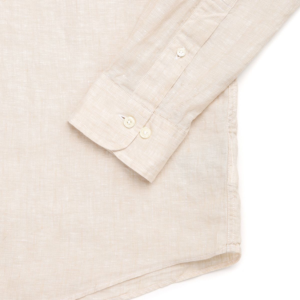 브룩스 브라더스(BROOKS BROTHERS) 배어드 맥넛 아이리쉬 린넨 셔츠 (베이지) (BBTHMM0414ZEM)