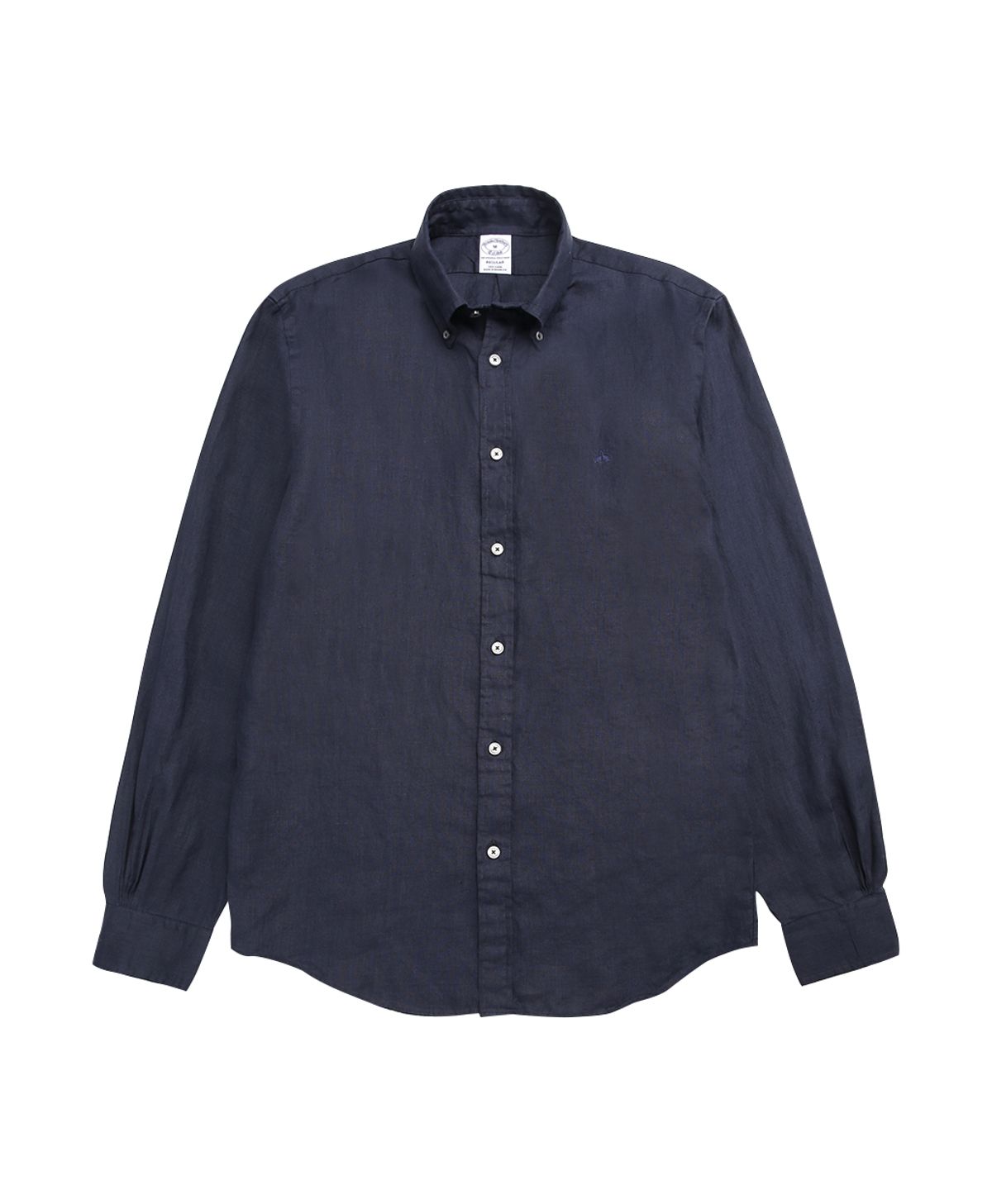브룩스 브라더스(BROOKS BROTHERS) 배어드 맥넛 아이리쉬 린넨 셔츠 (네이비) (BBTHMM0411QEM)