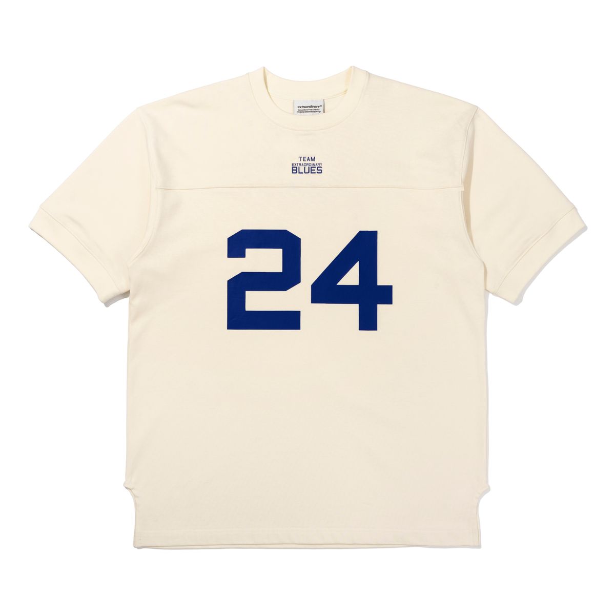 엑스트라오디너리(EXTRAORDINARY) 헤비코튼  CLASSIC FOOTBALL JERSEY   CREAM