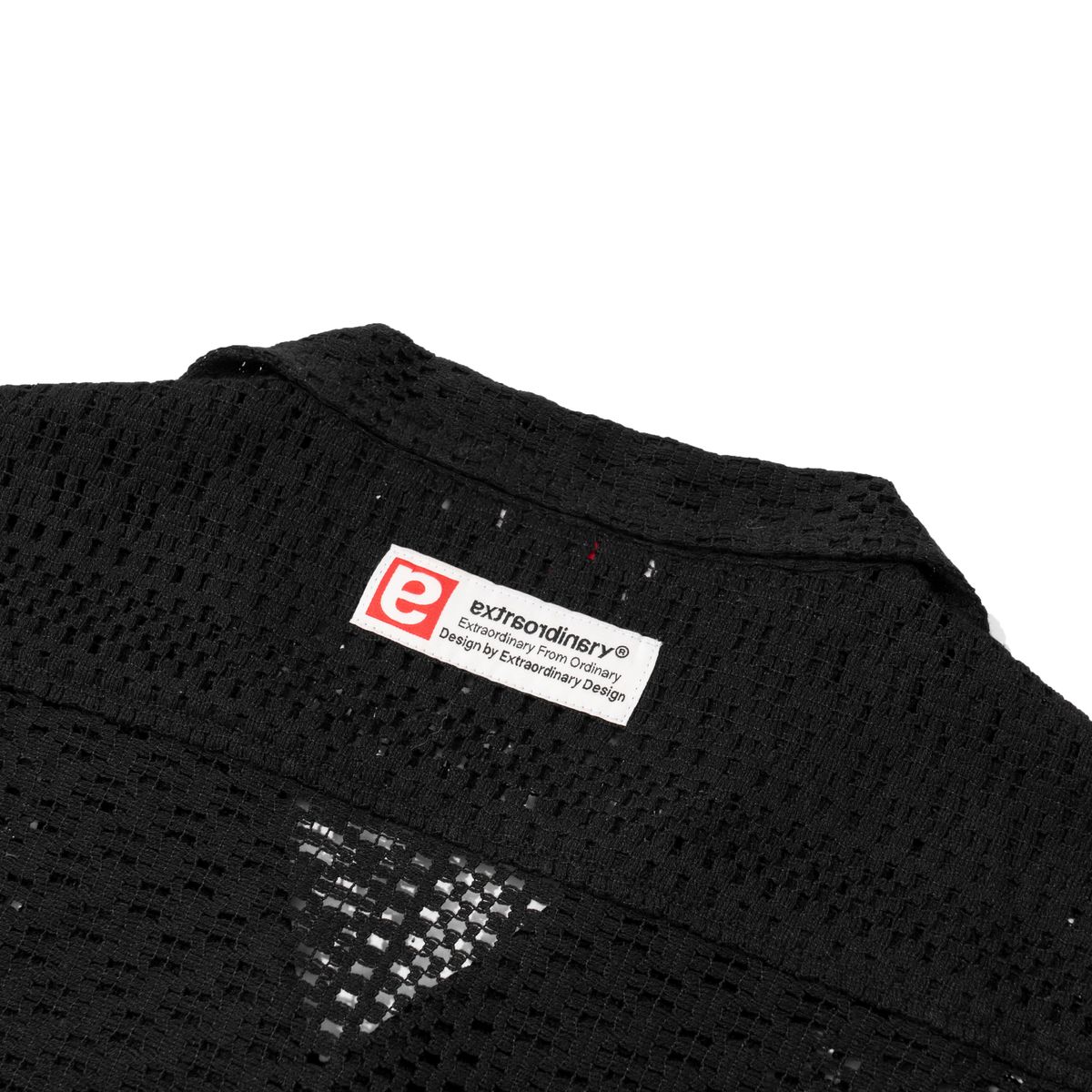 엑스트라오디너리(EXTRAORDINARY) LACE SHIRT   BLACK