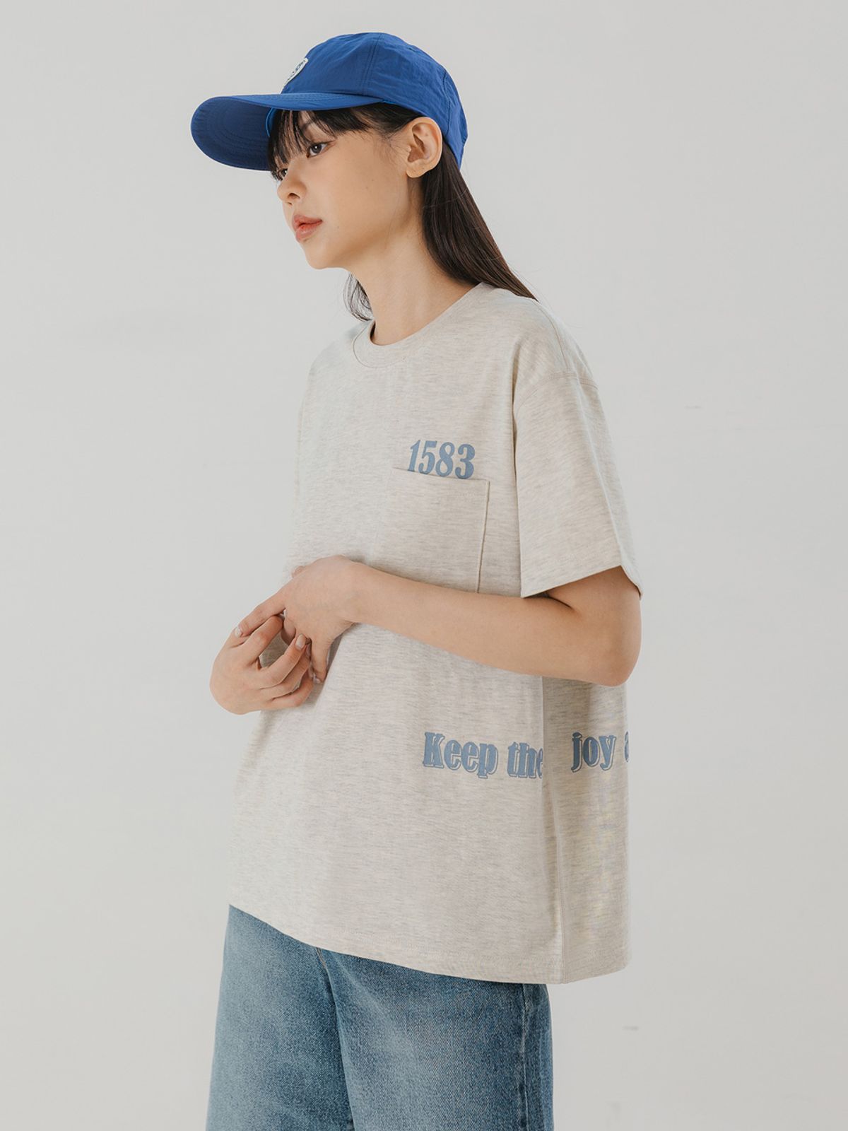 바켄(BAKKEN) 1583 Pocket 반팔티셔츠 BK3991_오트밀