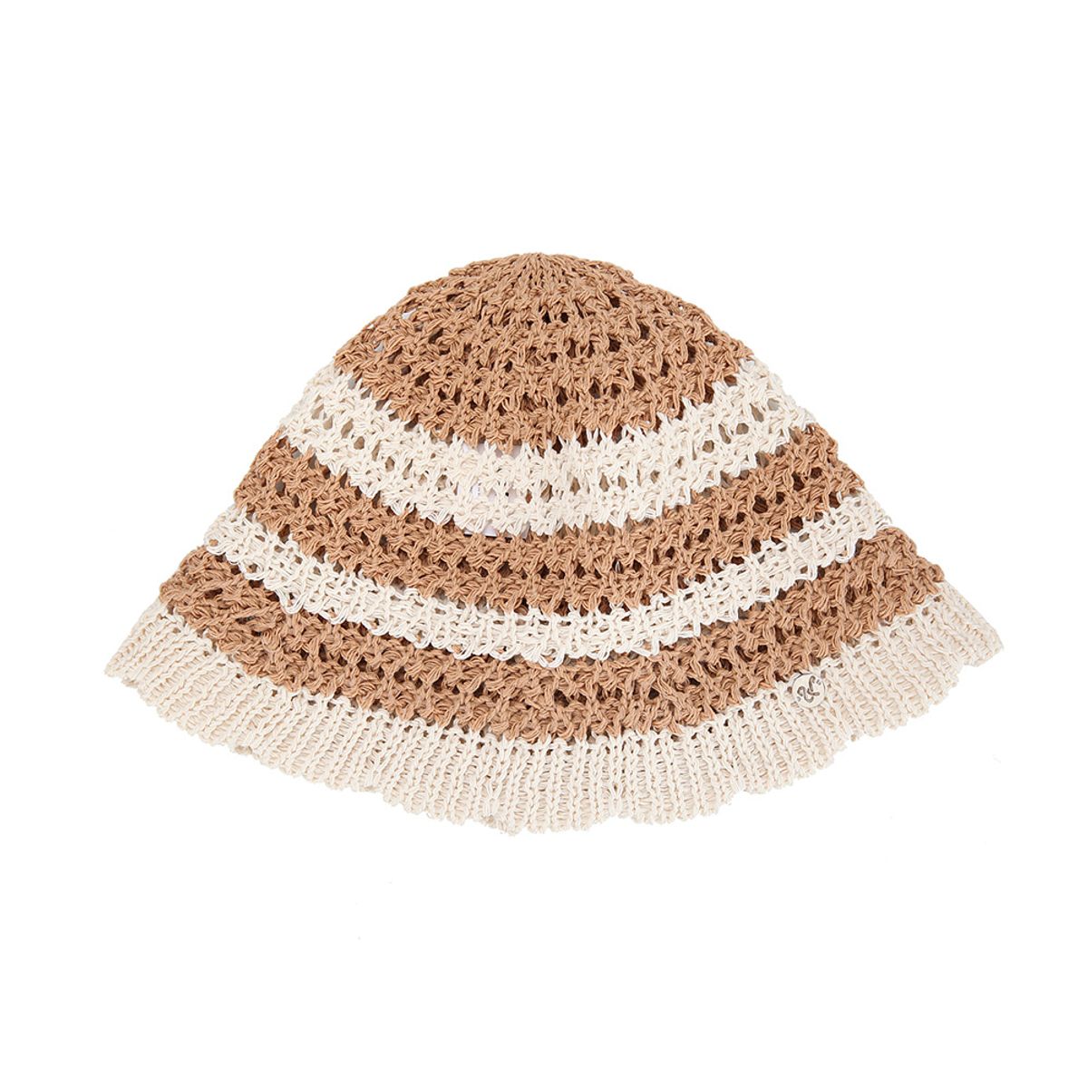 유룩(ULUK) 웨이브 투톤 버킷햇_Beige