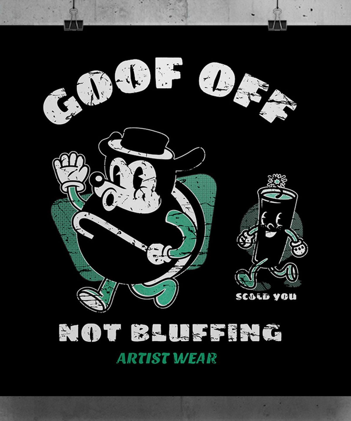 아티스트웨어(ARTISTWEAR) [ATW] 낫블러핑 피그먼트 반팔티