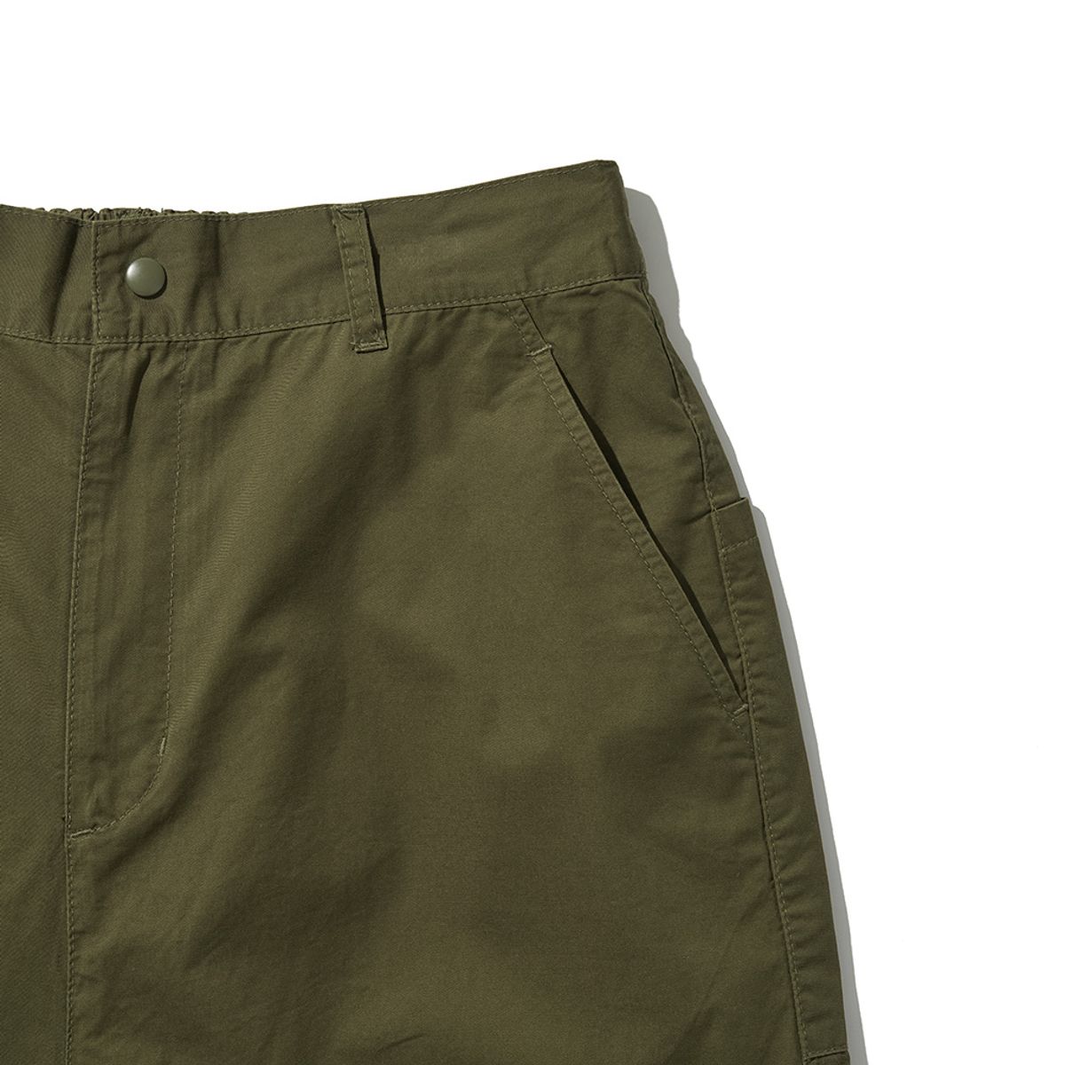 히즈핸더(HISHANDER) MULTI POCKET WIDE PANTS [Olive]