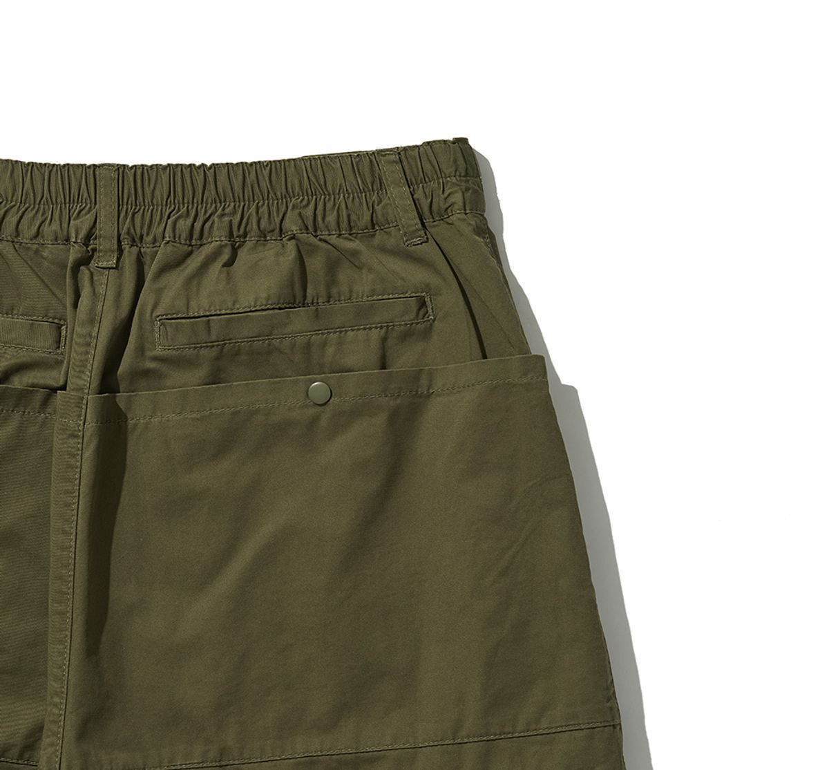 히즈핸더(HISHANDER) MULTI POCKET WIDE PANTS [Olive]