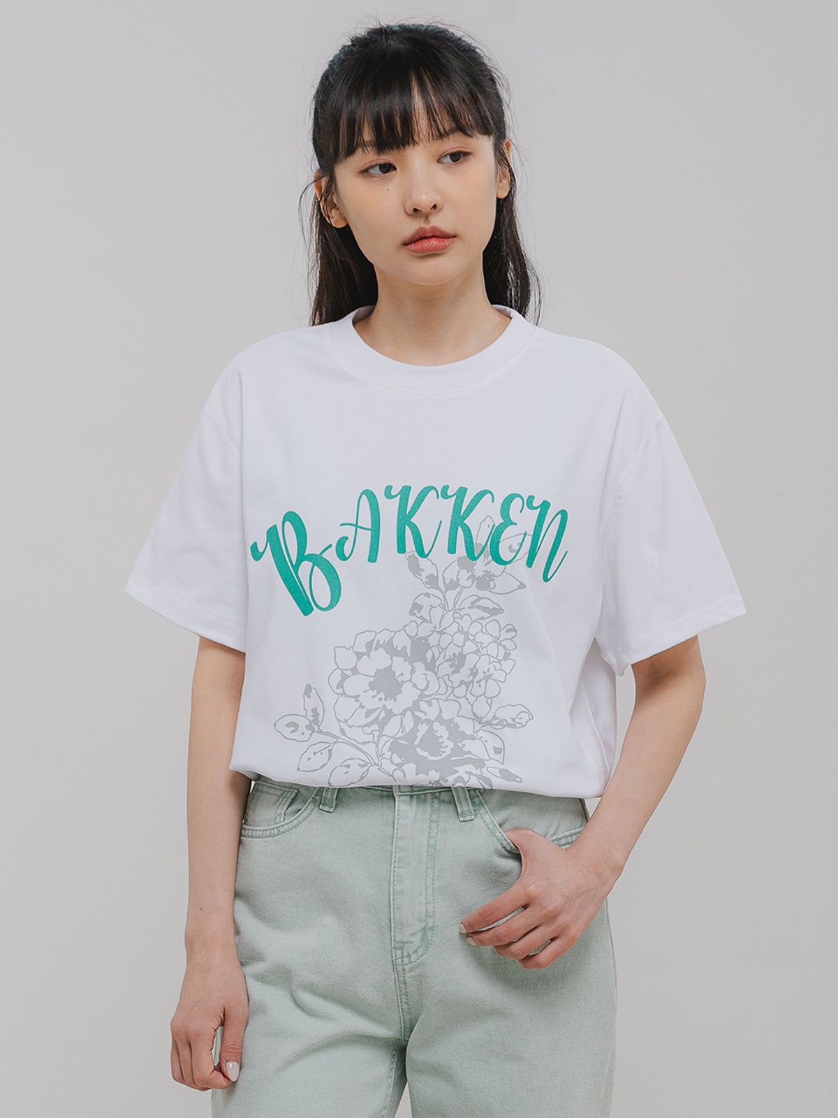 바켄(BAKKEN) Blossom 반팔티셔츠 BK3996_화이트