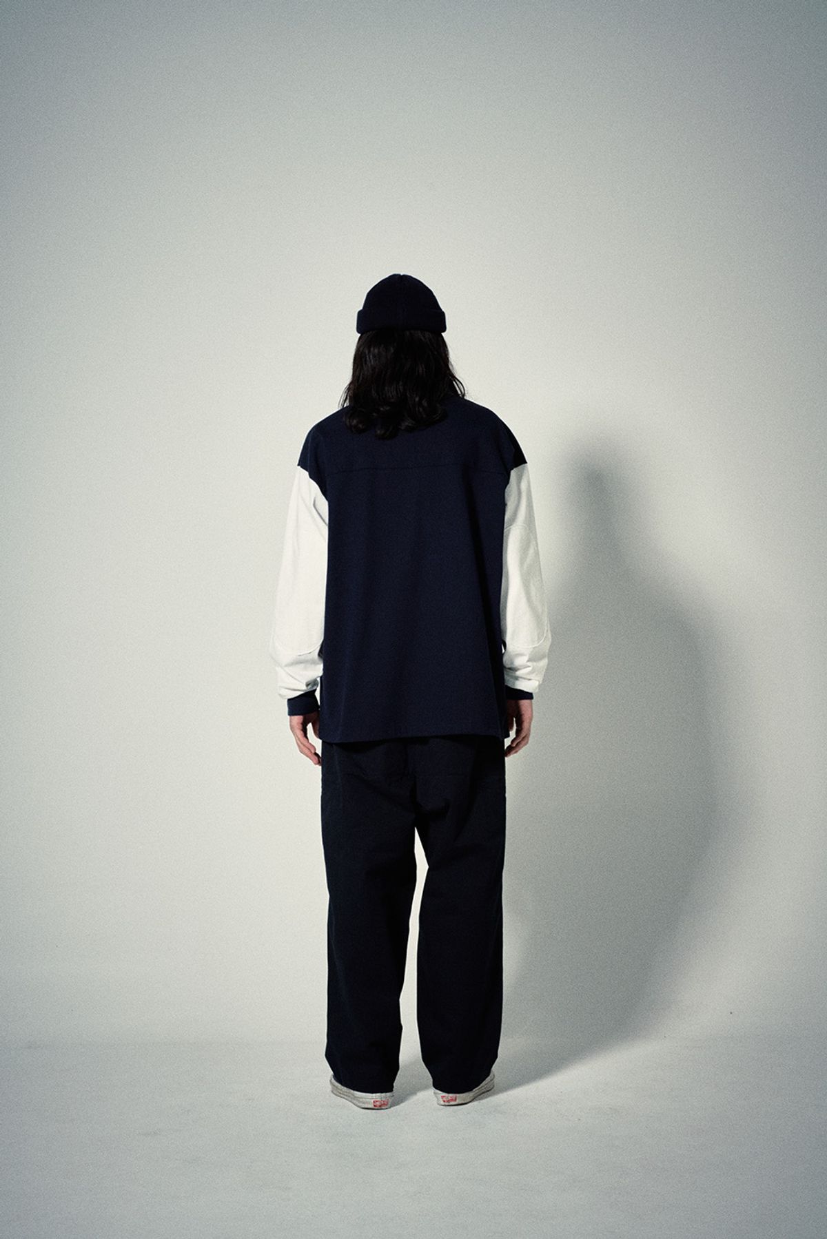 히즈핸더(HISHANDER) MULTI POCKET WIDE PANTS [Dark Navy]