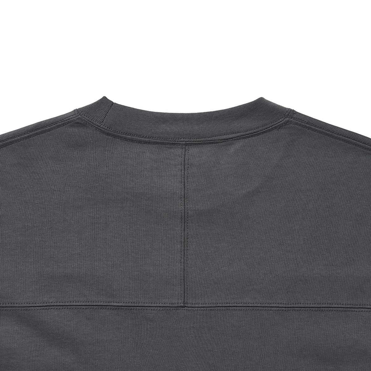 히즈핸더(HISHANDER) ROUND PATCH LONG SLEEVE T-SHIRTS [White / Grey]