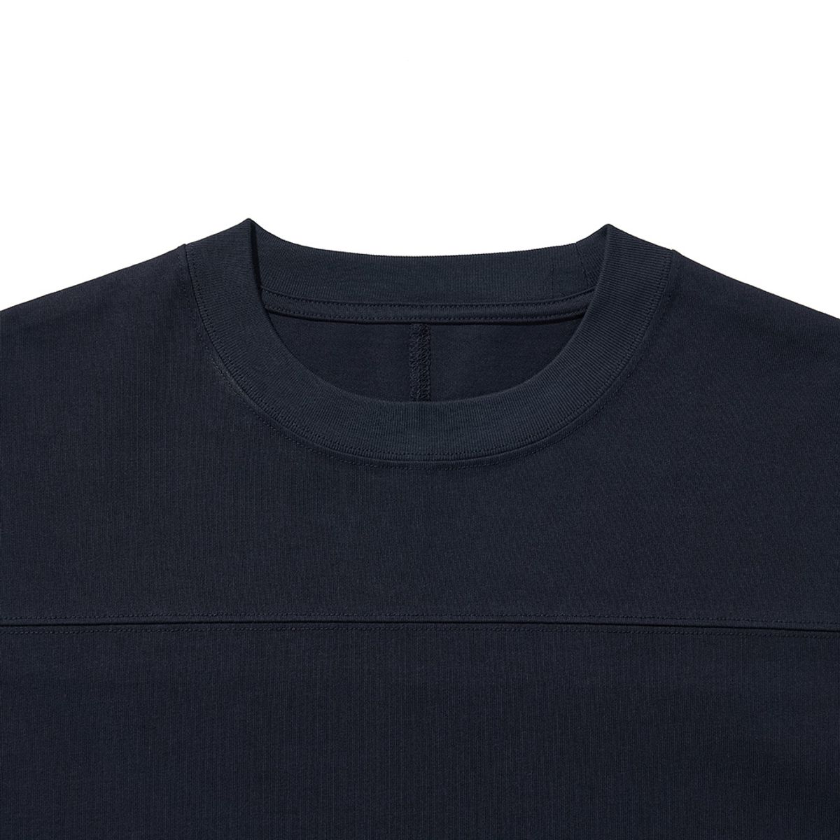 히즈핸더(HISHANDER) ROUND PATCH LONG SLEEVE T-SHIRTS [White / Navy]