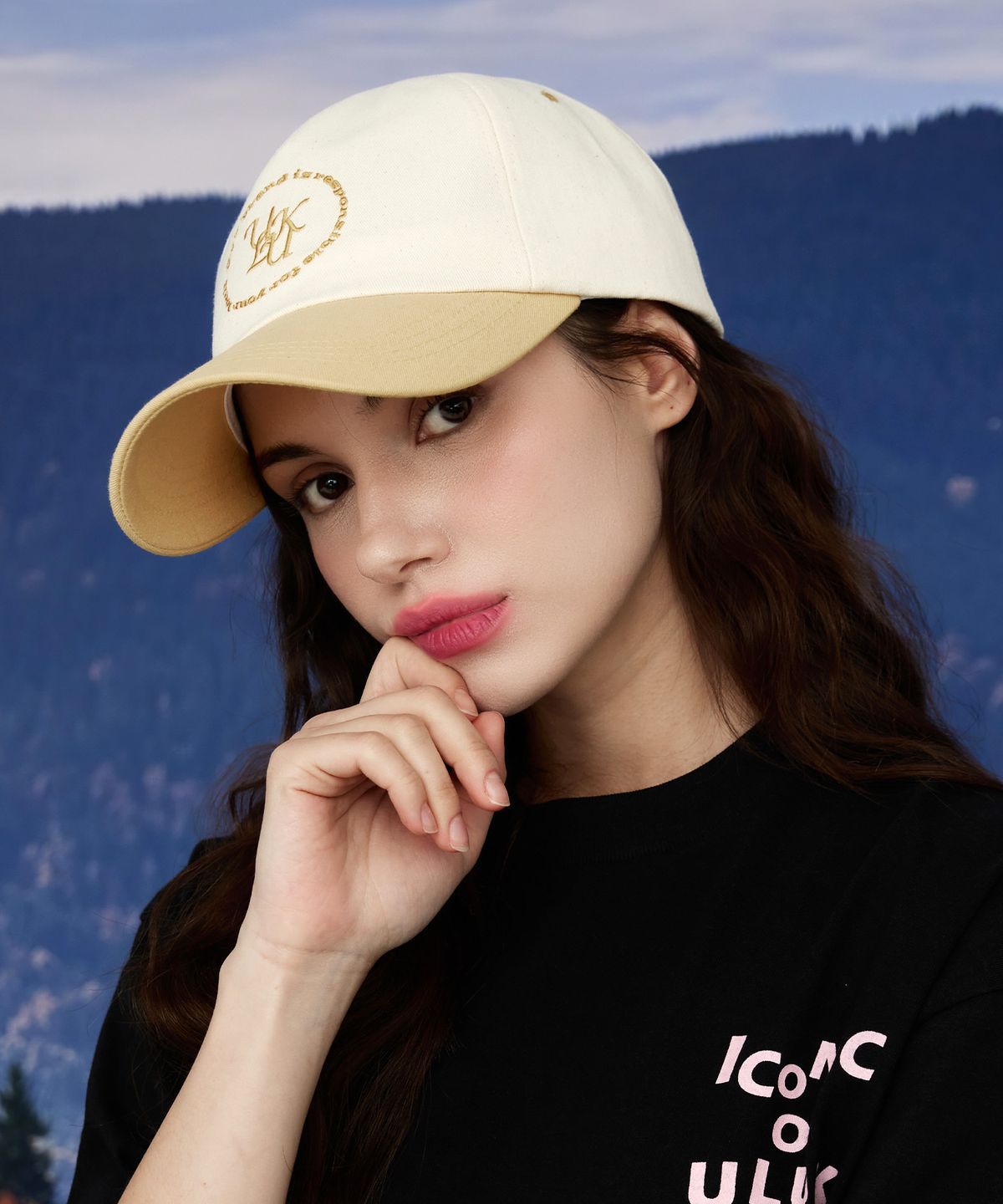 유룩(ULUK) 루시다C 코튼 유룩 볼캡_Lemon