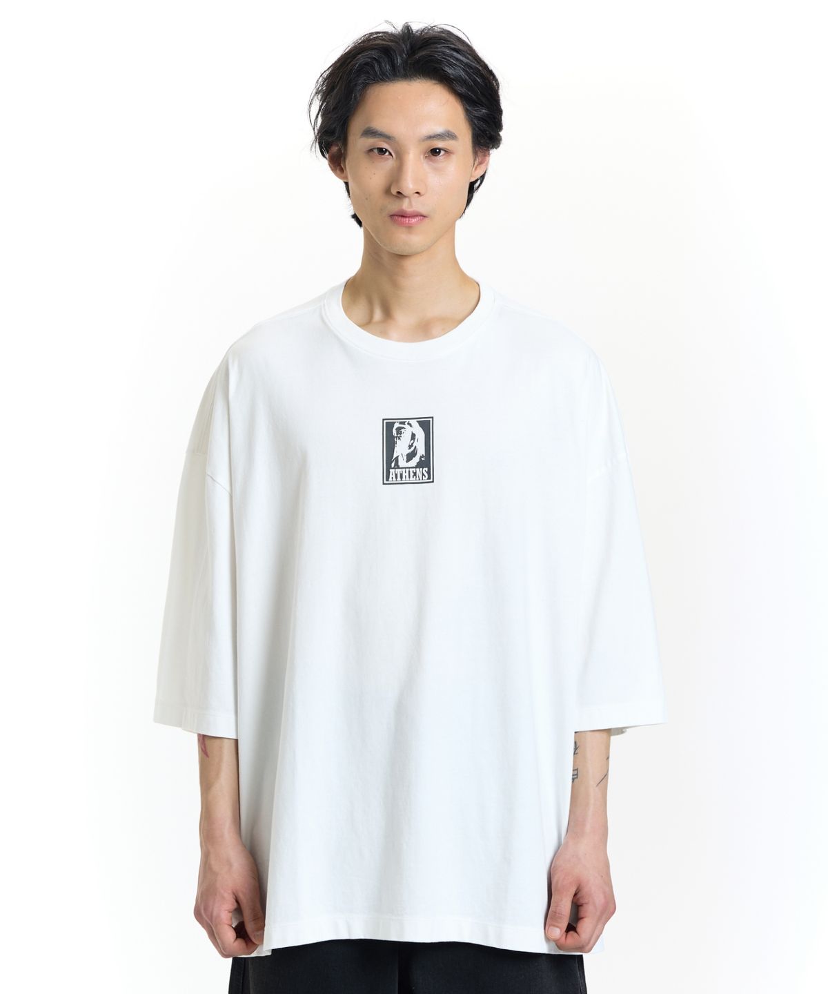 본바트(VONVAT) Sparta Short Sleeve (White)