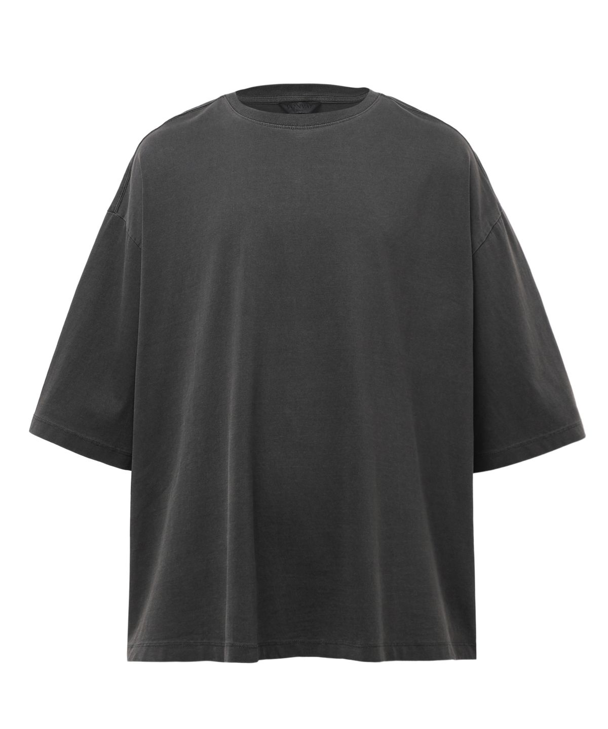 본바트(VONVAT) Signature Incision Coccoon Short Sleeve (Dying Charcoal)
