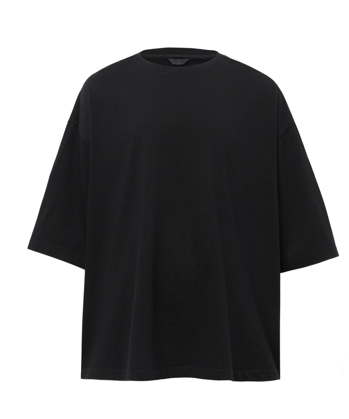 본바트(VONVAT) Signature Incision Coccoon Short Sleeve (Black)