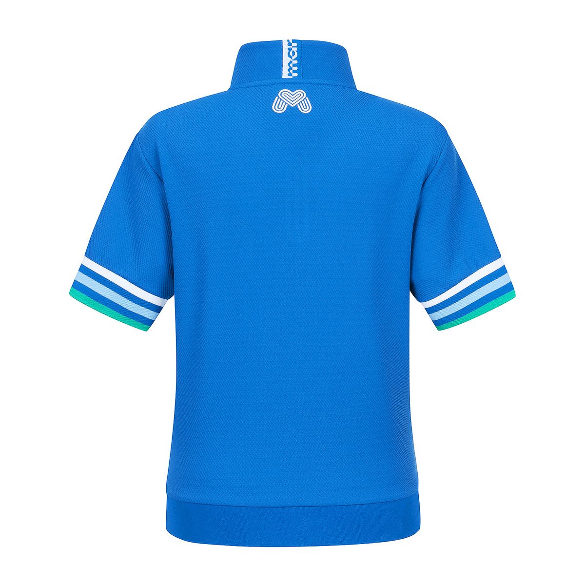 마틴골프(MARTINE GOLF) Half Zip-up Color Matching T-Shirts_Blue
