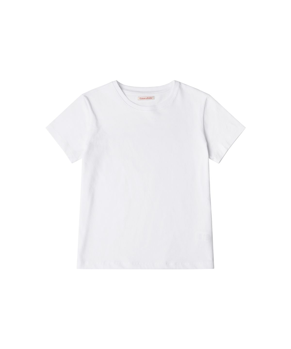 반원 아틀리에(VANONE ATELIER) A3487 에센셜 레귤러핏 티셔츠_White