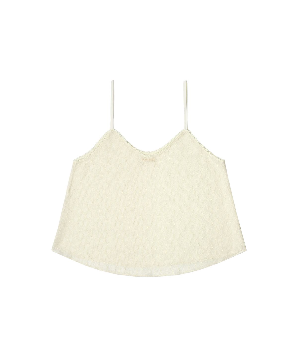 반원 아틀리에(VANONE ATELIER) A3490 시스루 레이스 뷔스티에_Cream
