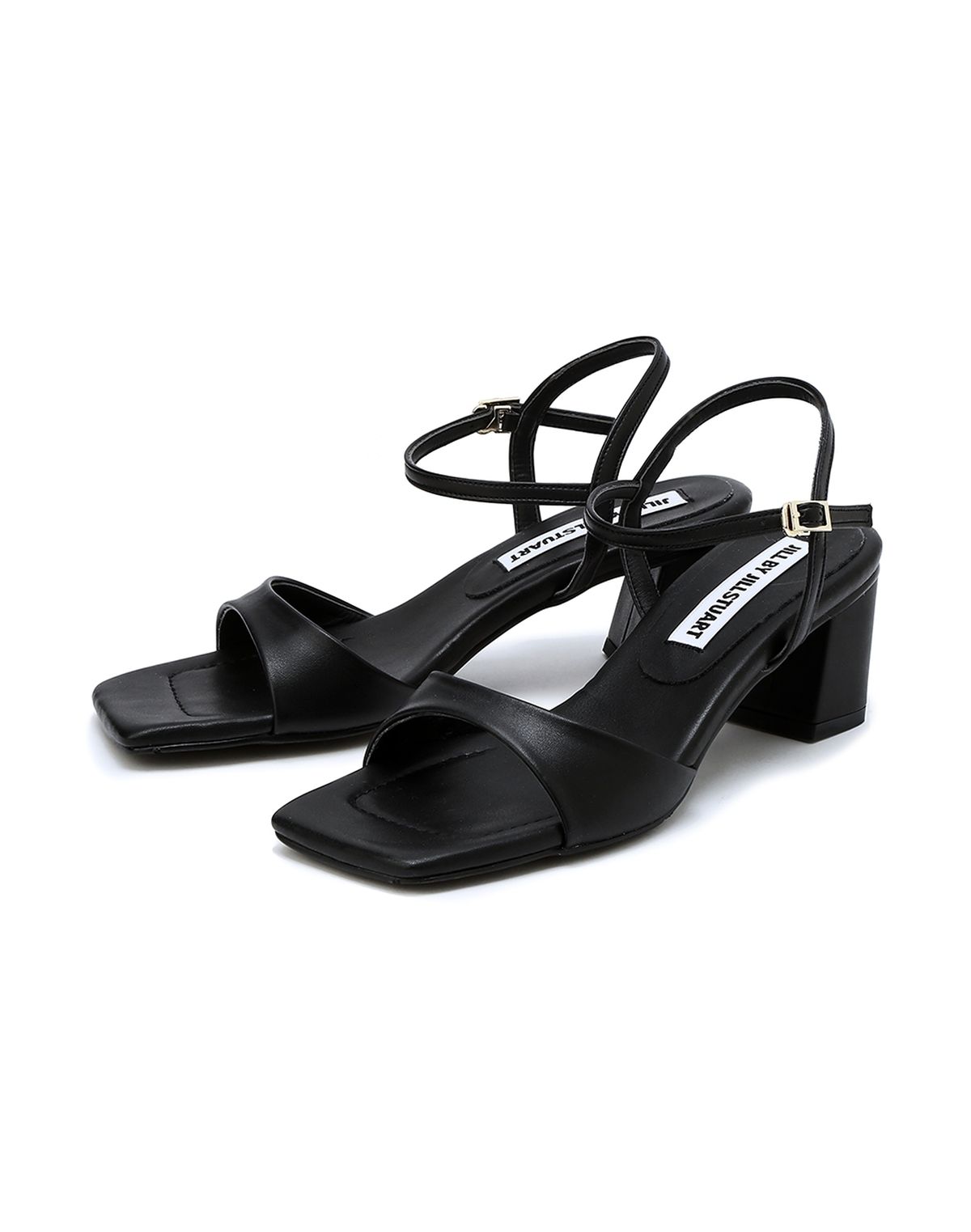 질바이질스튜어트(JILL BY JILLSTUART) [클로이] 블랙 스퀘어 샌들