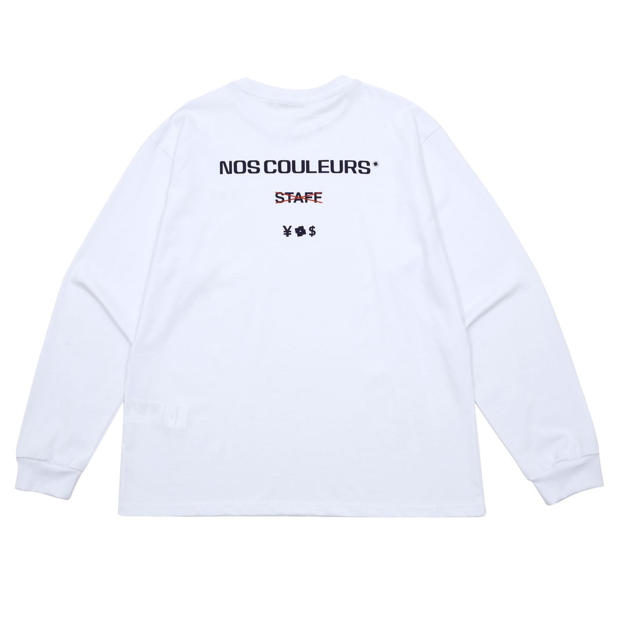 노쿨러스(NOSCOULEURS) NoS LONG SLEEVE WHITE