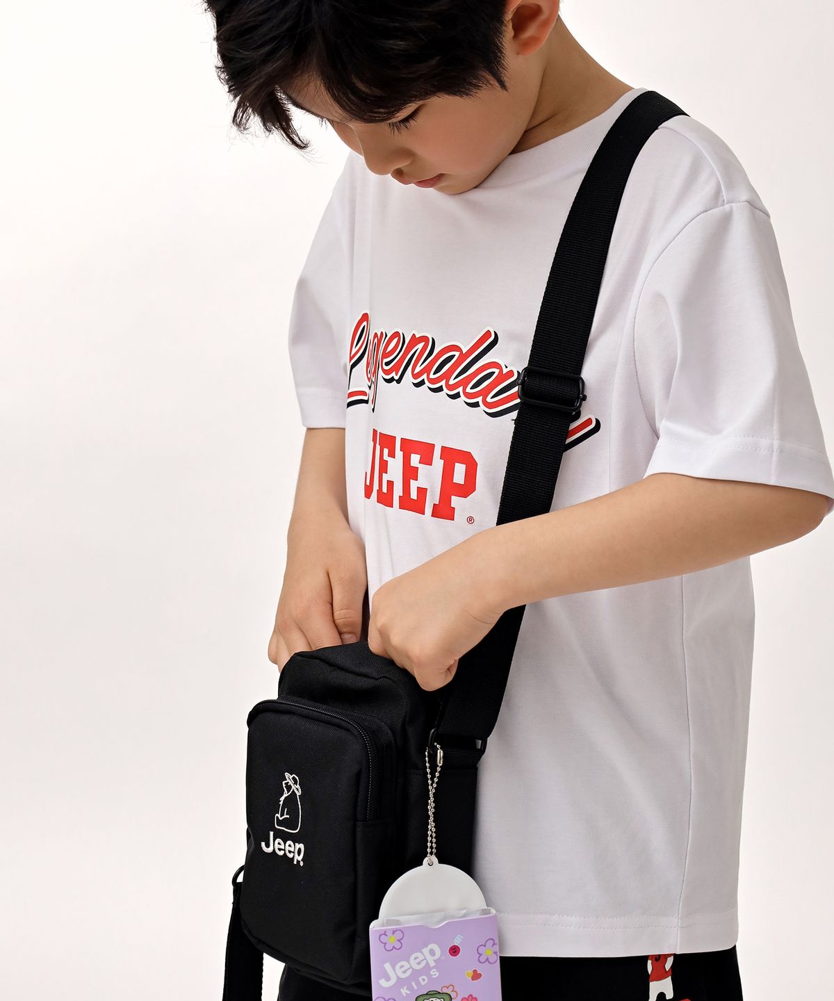 지프키즈(JEEPKIDS) 폴라베어 크로스백(KP5GAU401BK)